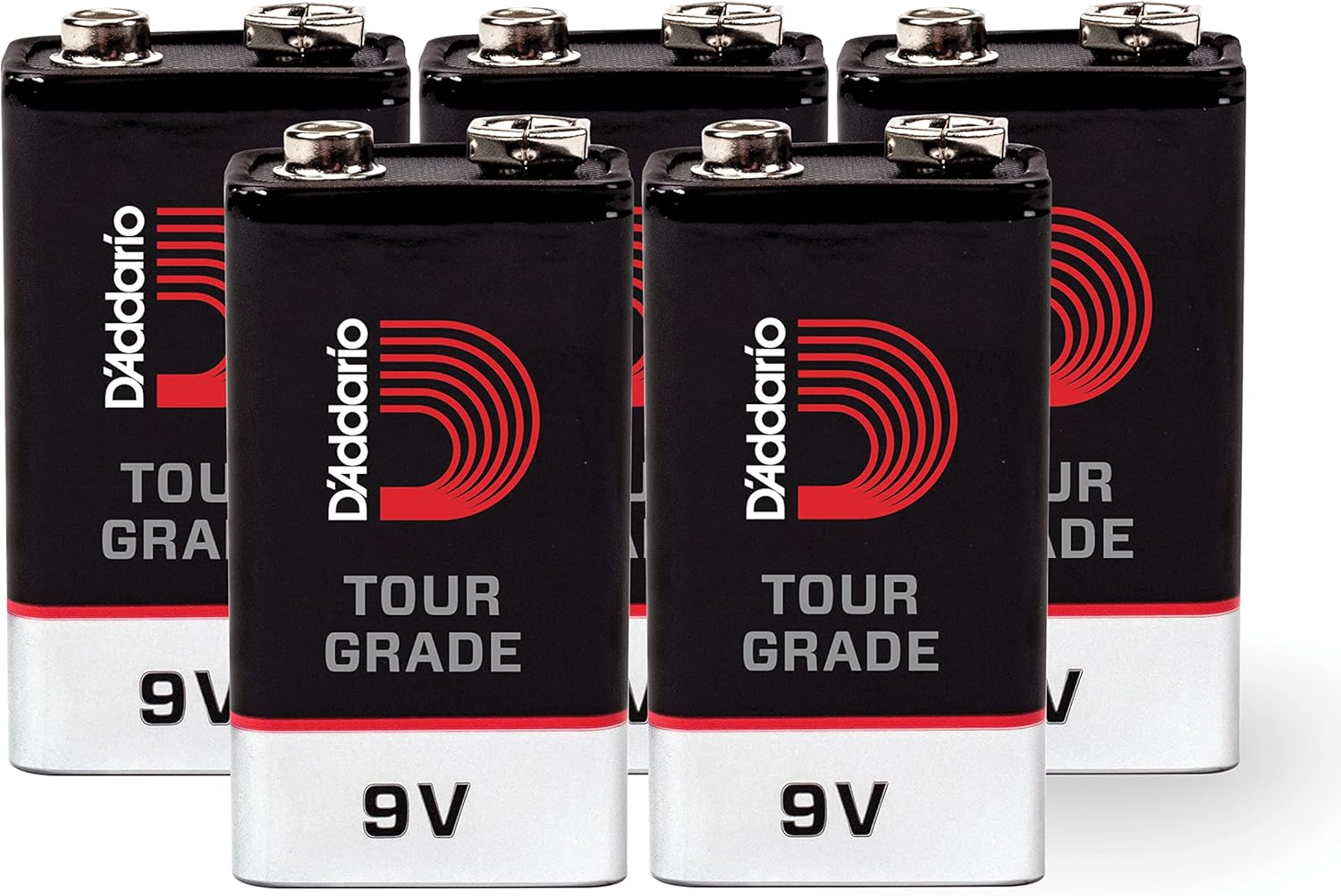 D'Addario Tour-Grade 9V Battery, 2 Pack image number 1