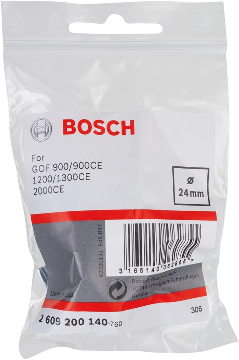 Bosch Accessories 1X Template Guide (Runs along Template to Transfer Shapes, &Oslash; 24 Mm, Quick Fastening Lock, Tool Free, Accessories for Routers) image number 5