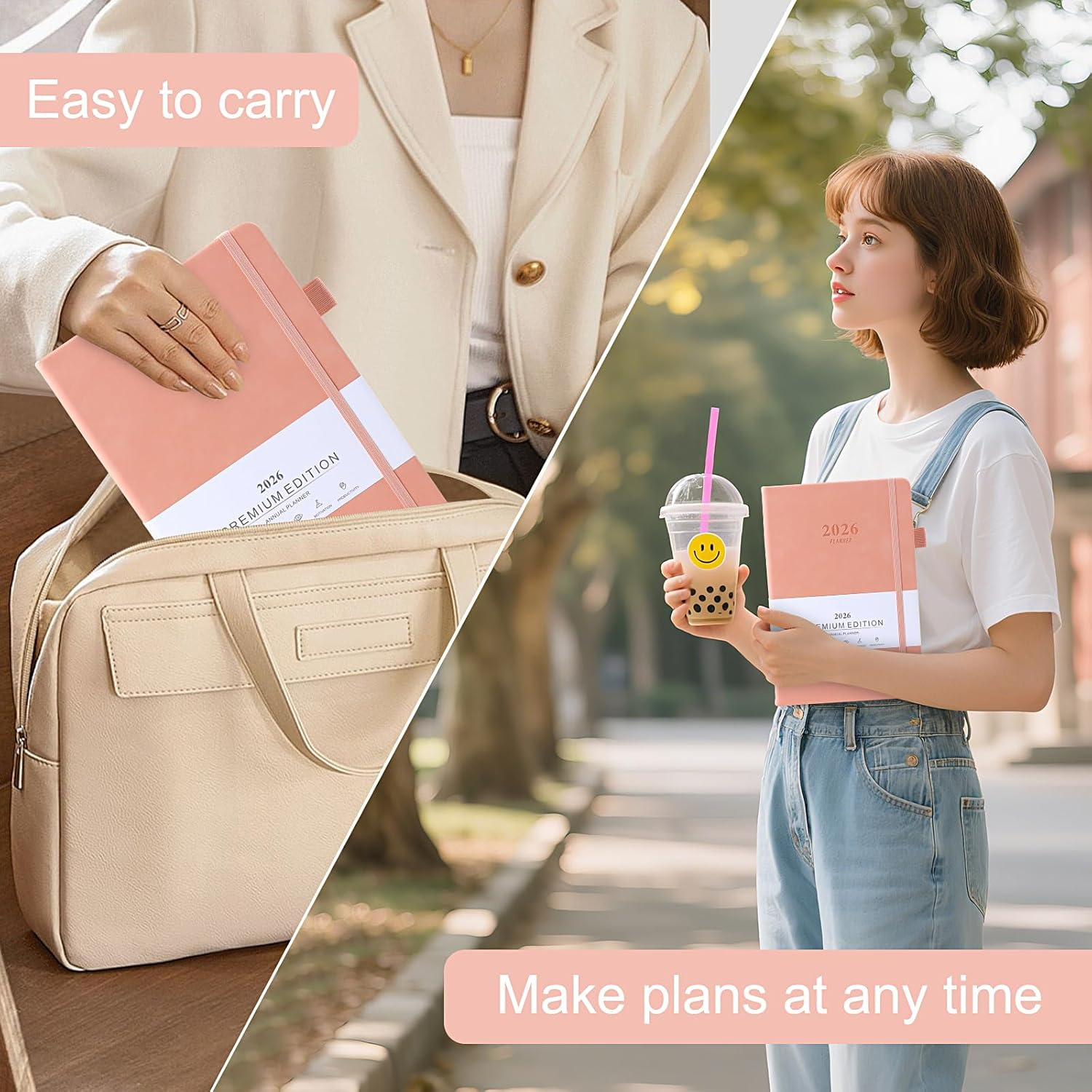 2026 Academic Diary Week to View Page a Day Life Planner A5 Appointment Diary for Office, School, Home and Business(Black) image number 5