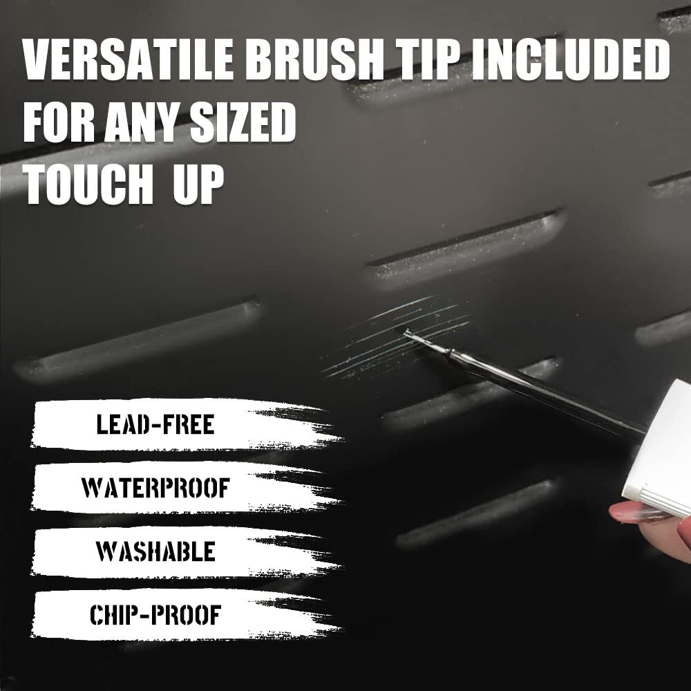 Cocomfix Black Appliance Touch up Paint - High Gloss Paint Touch up for Refrigerators, Washers, Dryers, Dishwashers, Microwave Oven and Other Appliances. 1 Fl Oz (Black) image number 1