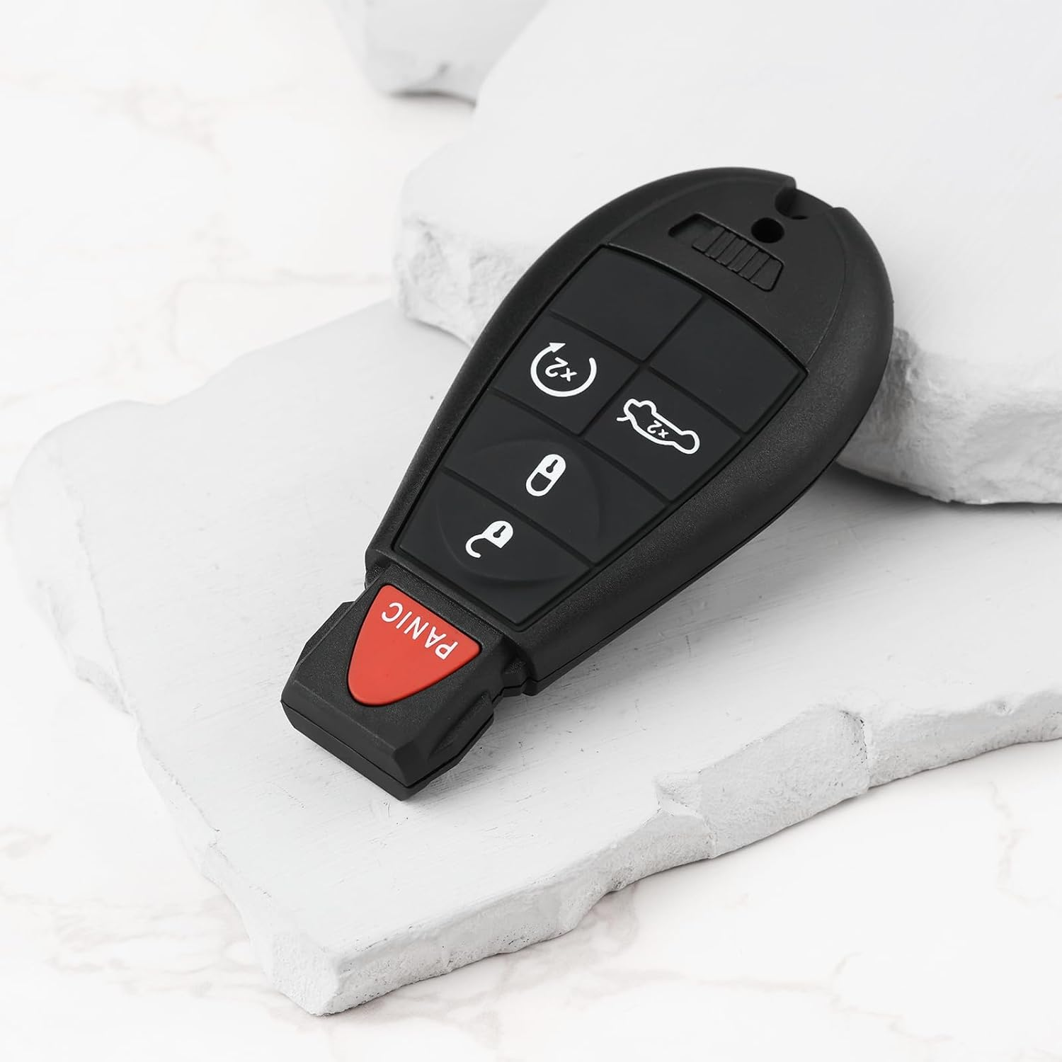 Emagtech 5 Buttons Remote Control Key with Circuit Board 433 Mhz Compatible with Chrysler 300 Compatible with Jeep Cherokee image number 6