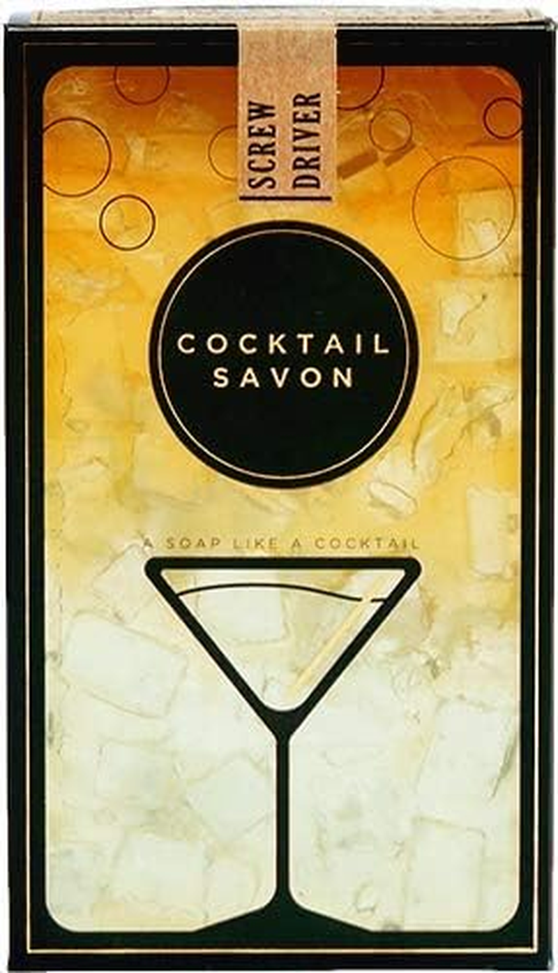COCKTAIL SAVON Soap, Screwdriver, 2.8 Oz (80 G)