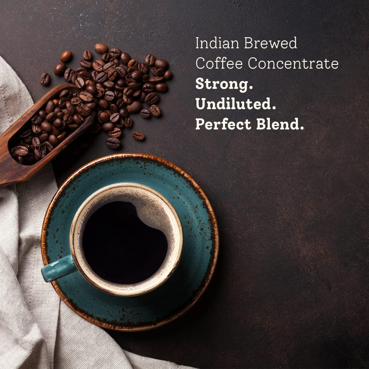 Bean Good Instant South Indian Filter Coffee Decoction Concentrate - Serves 20 Cups &ndash; 200Ml - 80% Coffee & 20% Chicory Blend - Just Add Hot Water/Milk/Sugar image number 4