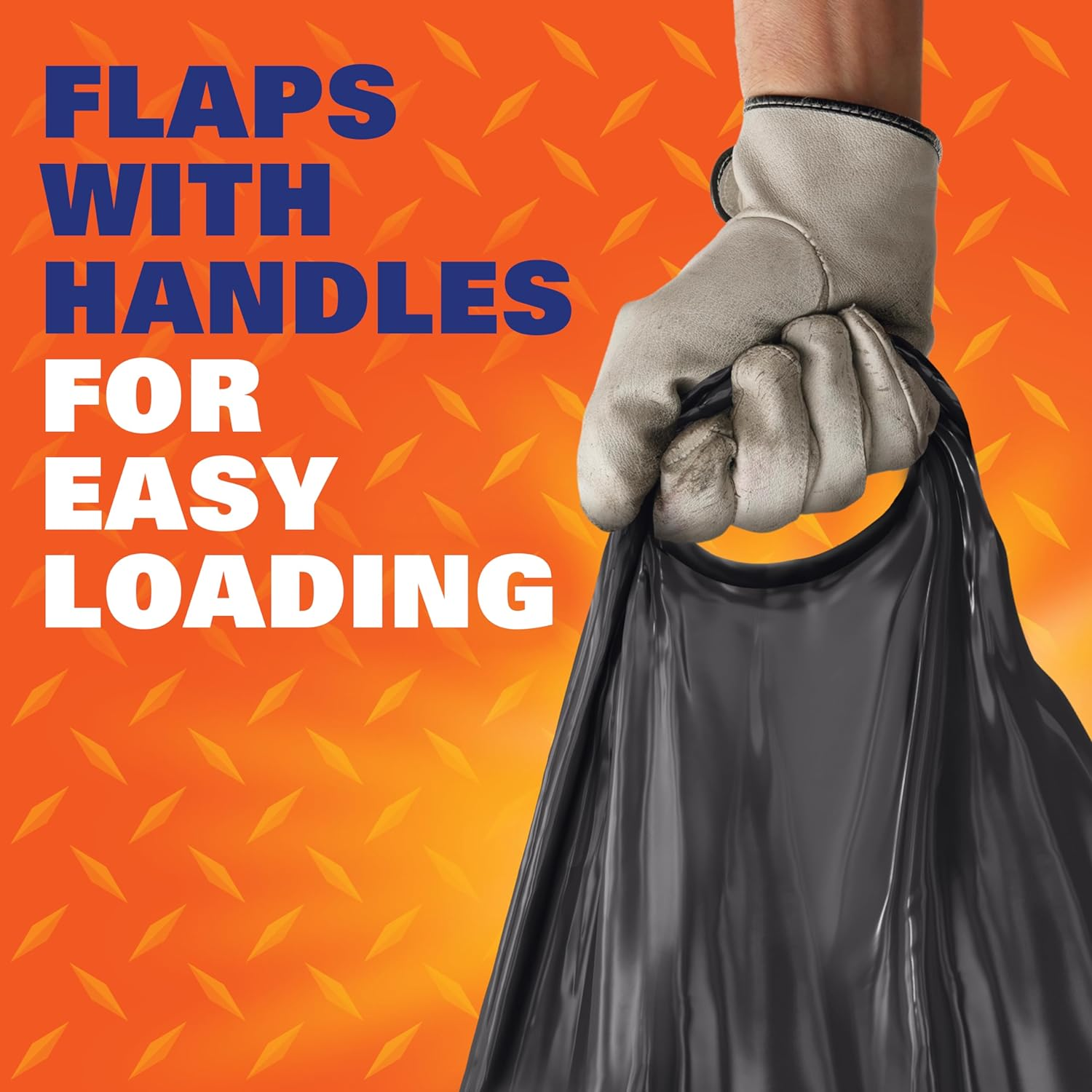 Hefty Load and Carry Contractor Heavy Duty Trash/Garbage Bags, 42 Gallon, 26 Count image number 4
