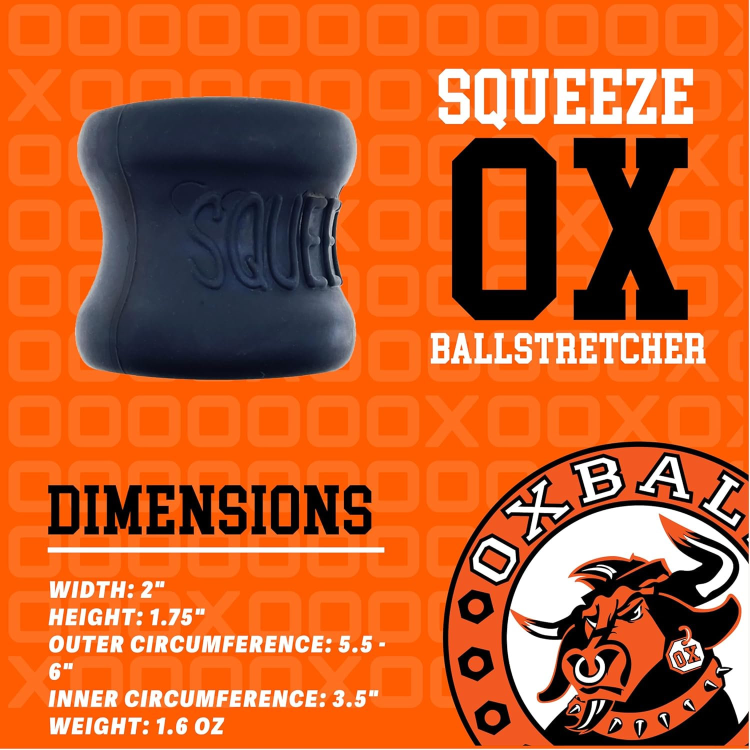 OXBALLS SQUEEZE Ballstretcher Plus+Silicone&trade; Special Edition NIGHT image number 4