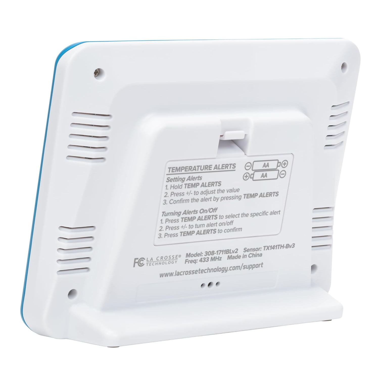 La Crosse Technology 308-1711BL Wireless Weather Station with Heat Index and Dew Point image number 6