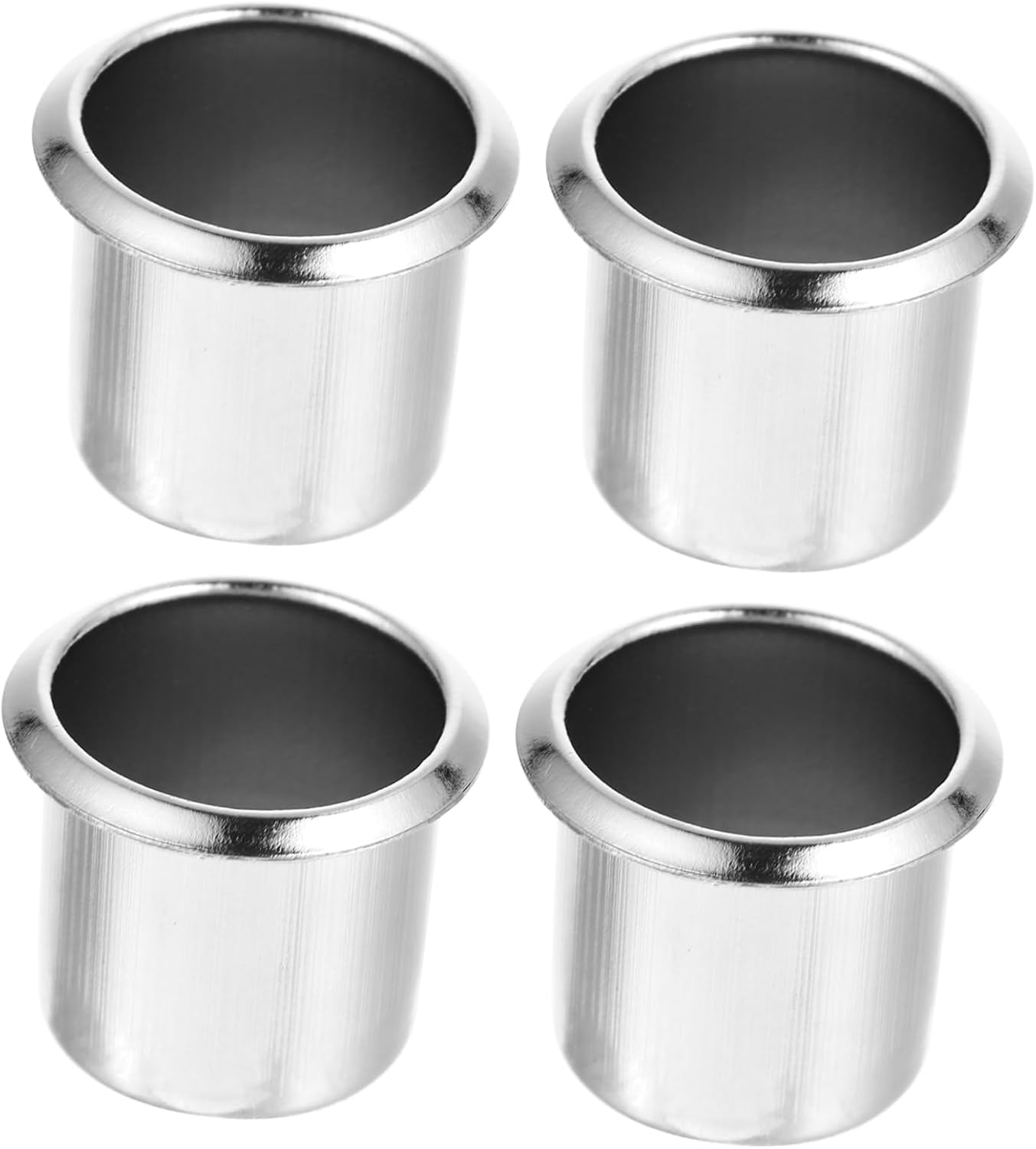 4Pcs Metal Tea Light Candle Holders Rustic Tea Candle Cups Led Metal Cup for Table Decor