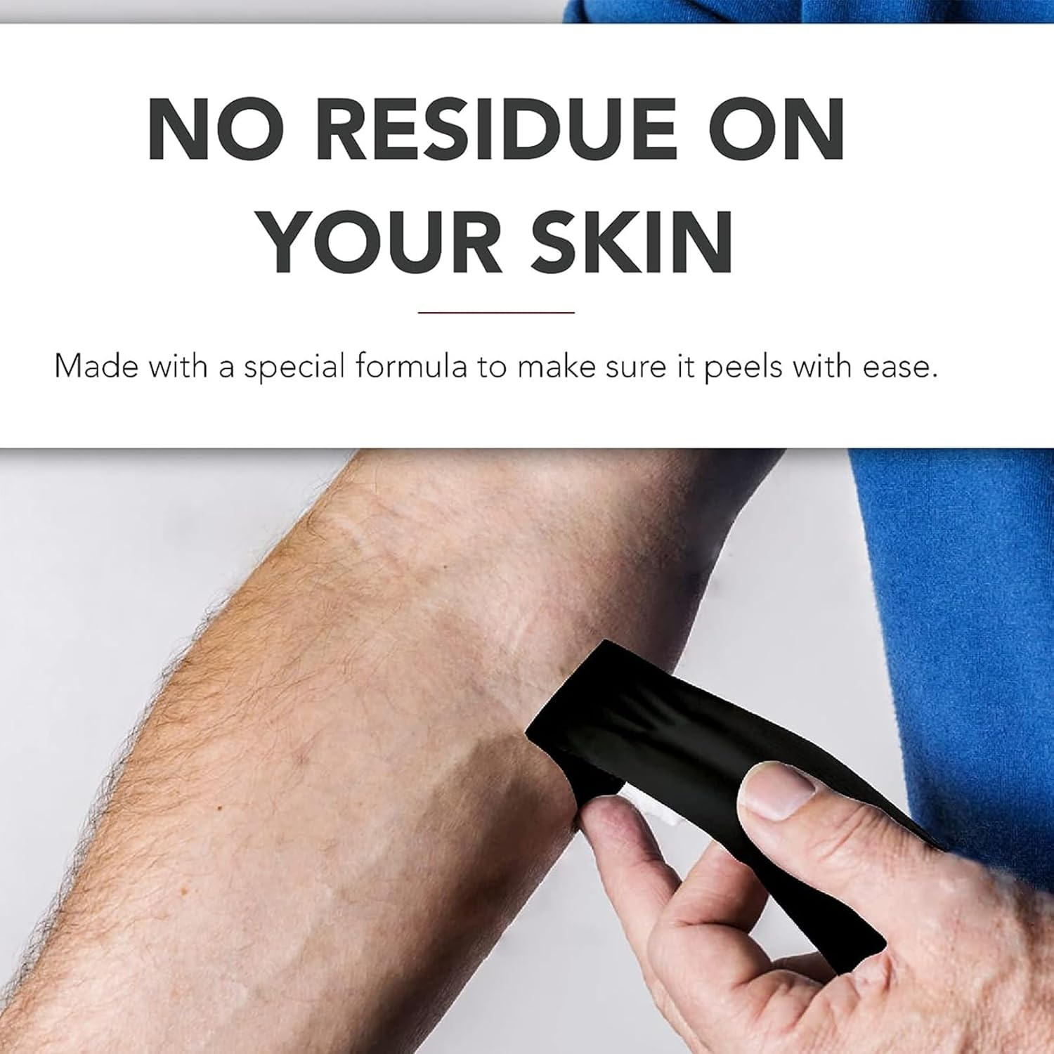 4-Pack Black Athletic Sports Tape,Very Strong Easy Tear NO Water & Sweat Resistant Therapeutic Tape for Performance Fitness Athletes, Protect & Assist Motion, Injury Recovery image number 5