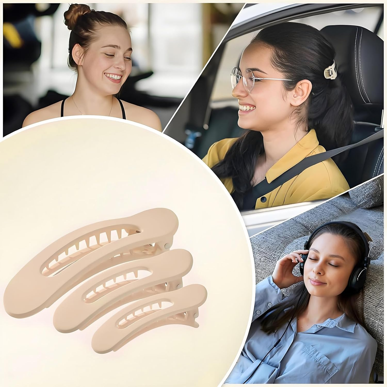 Oiieco Pack of 15 Women'S Hair Clips, Flat Hair Clips for Women, Non-Slip Hair Clips for Thick and Thin Hair, Lightweight and Durable, Ideal for Everyday Use and Styling image number 4