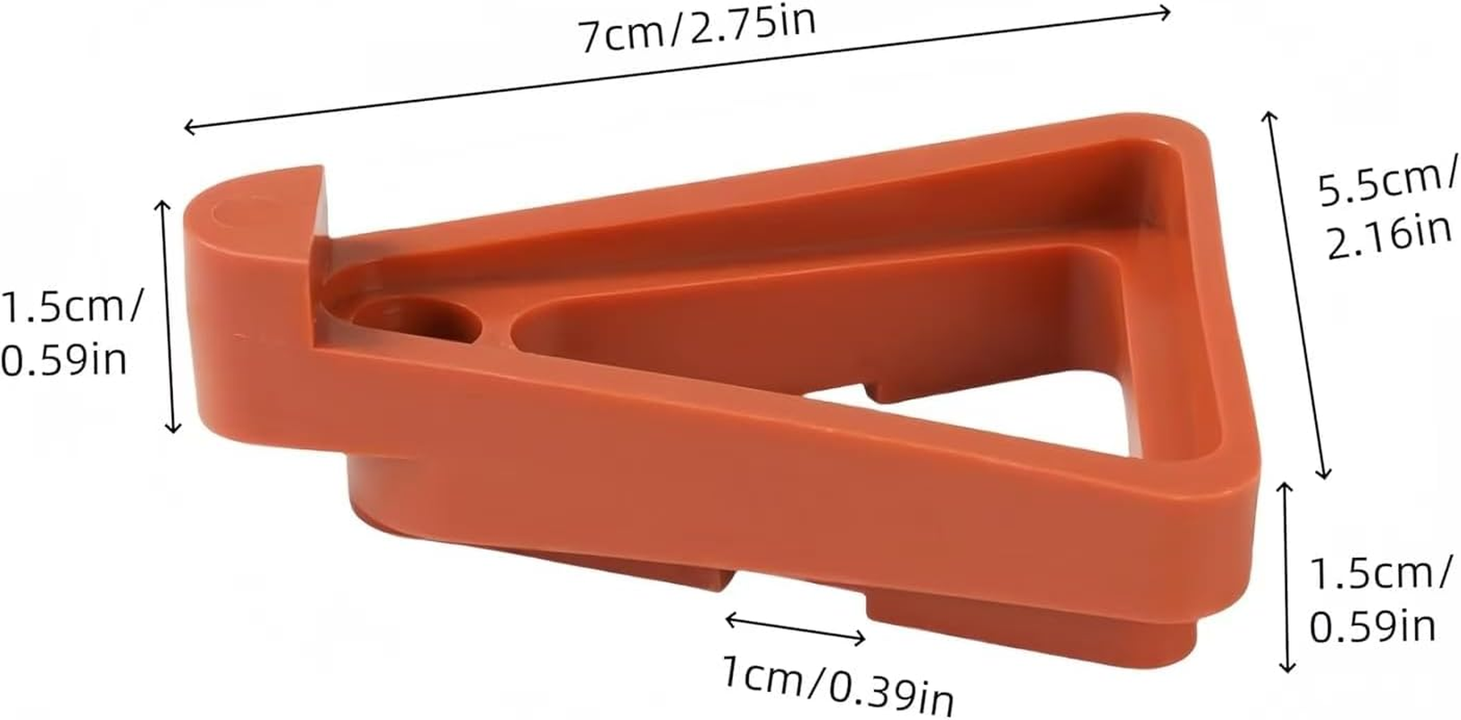Triangle Plant Pot Feet, 24Pcs Flower Feet Pots Planters Risers Pot Triangle Toes,Triangle Flower Pot Feet Holders,Plastic Potted Plant Stand Triangle Flower Pot Rack Holder Invisible Pot Lifters image number 6