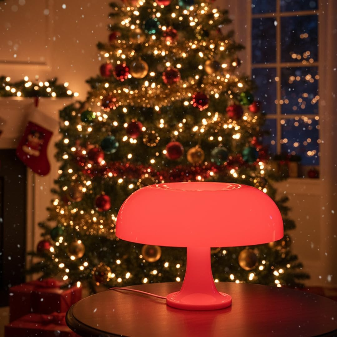 Funky LED Lamp (Pink) | Cute Girls Night Light | Timer Function | Remote Controlled | USB Powered Desk Lamp | Vibrant Decor Lighting | Relaxing Bedside Lamp | Mood Lighting | Clean Design image number 3