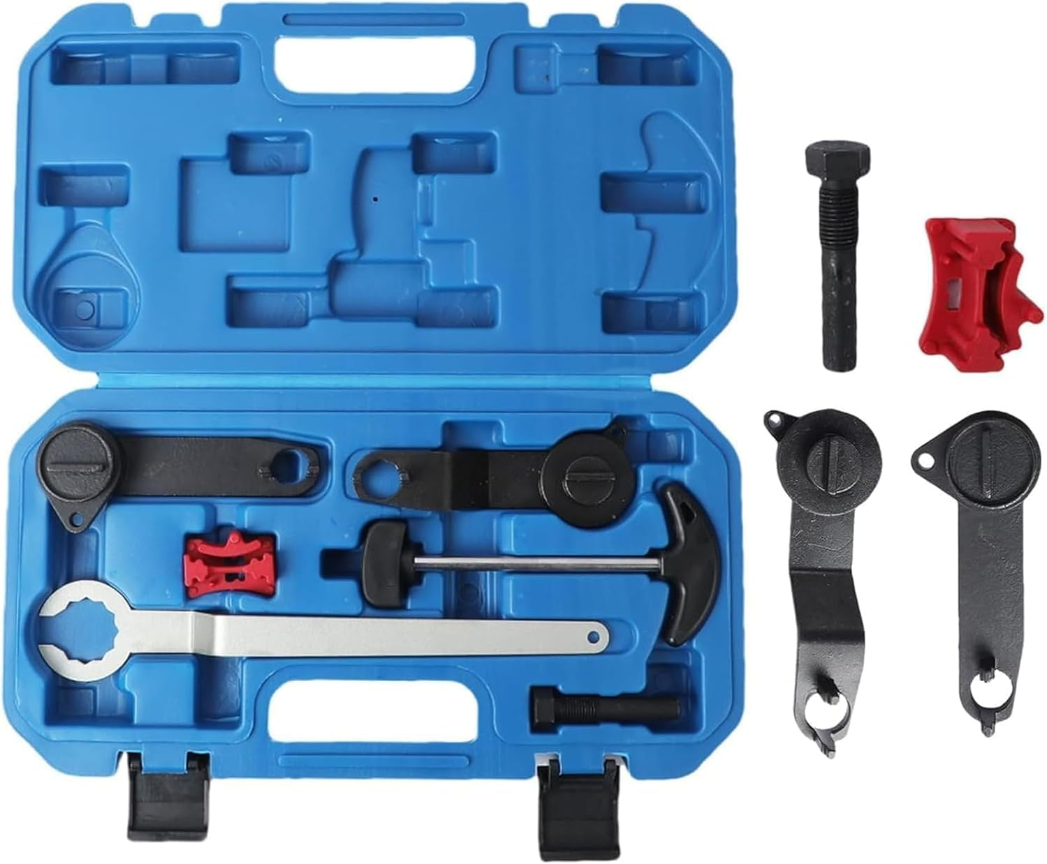 Engine Camshaft Tool Set, 6PCS Timing Belt Tool Kit for VAG EA211 1.0L 1.2L 1.4L 1.6L FSI TSI TFSI Petrol Engine Compatible with VW Audi A3 /Golf 7/New Jetta/Skoda/Santana/Lavida image number 3