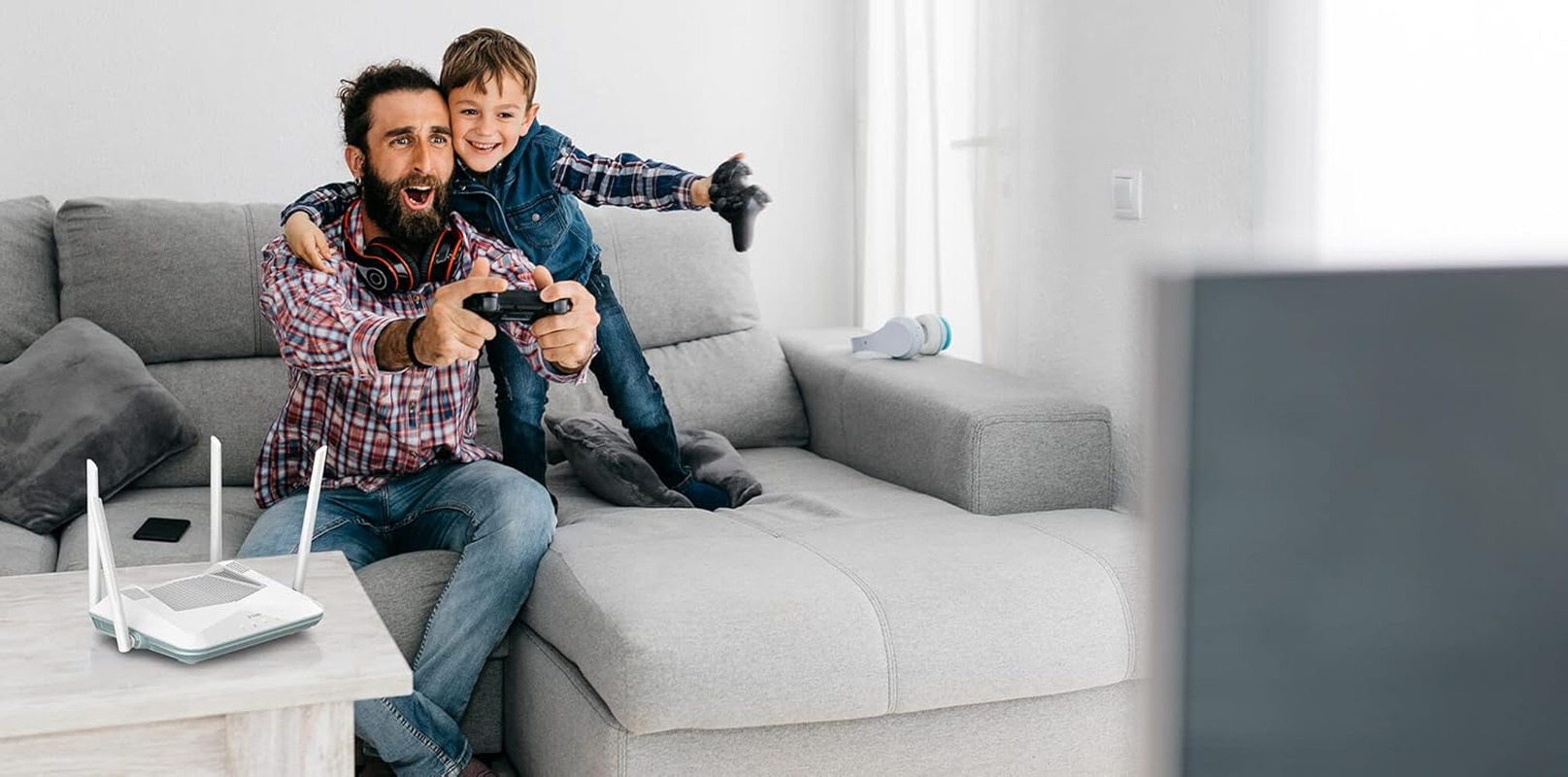 D-Link R32 Eagle PRO AI AX3200 Smart Router with AI Wi-Fi/Traffic Optimiser, DFS, AI Parental Control, Gigabit Ports, MU-MIMO, 1024 QAM, OFDMA, WPA3, Mesh-Ready. Works with Alexa/Google Assistant image number 2