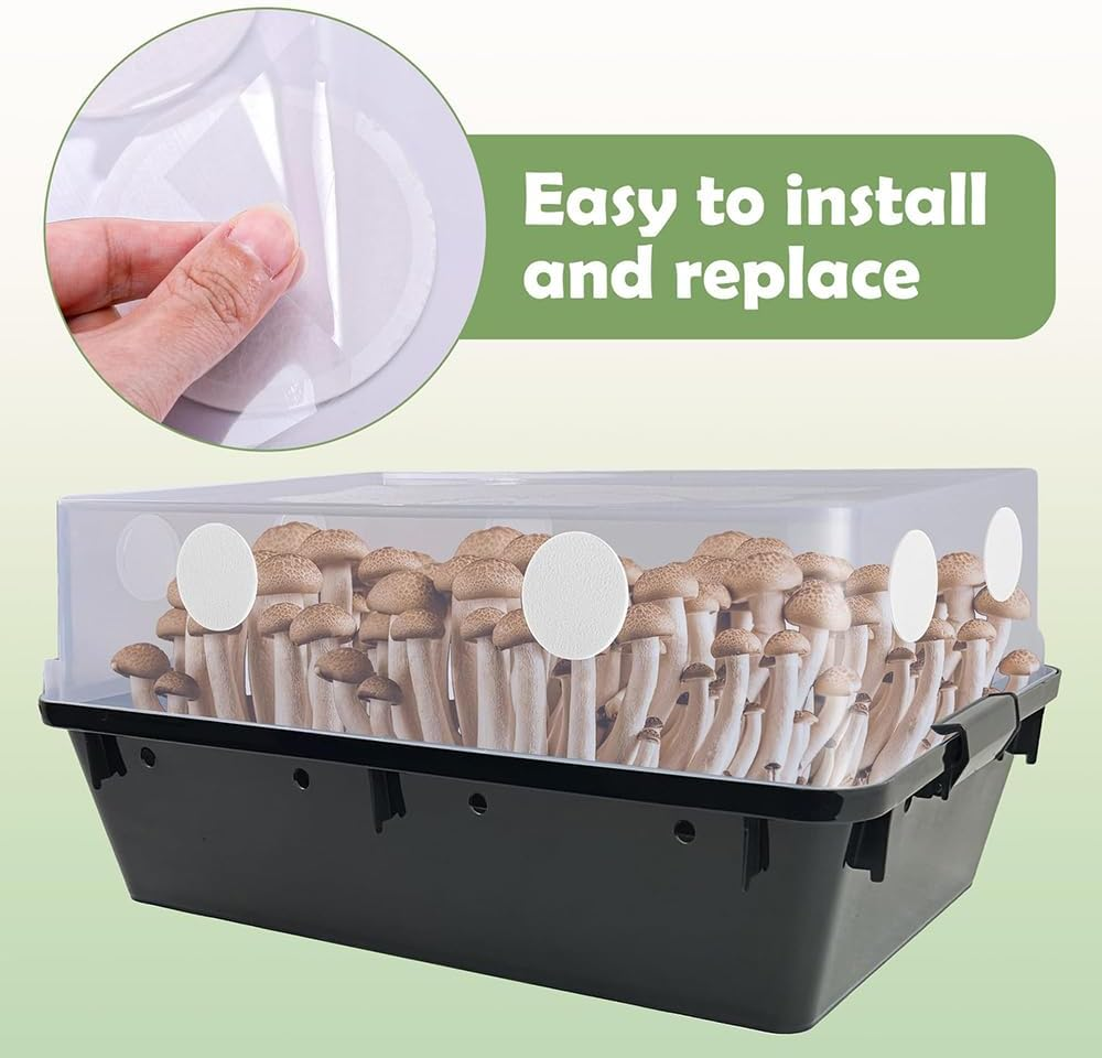 48PCS 2.5" Monotube Adhesive Filter Disks,0.08In Thick round Filter Pads, Synthetic Air Exchange Filters for Mushroom Growing, Synthetic Filter Paper Stickers for Mushroom Growing Supplies image number 3