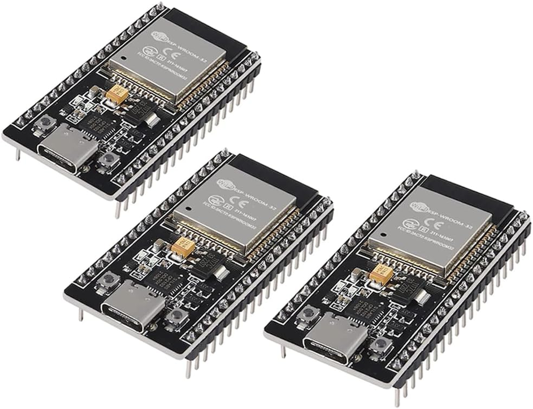 Hiletgo 3Pcs ESP32 ESP-32S ESP-WROOM-32 CP2012 USB C 38 Pin Wifi+Bluetooth Dual Core Type-C Interface Esp32-Devkitc-32 Development Board Module STA/AP/STA+AP image number 3