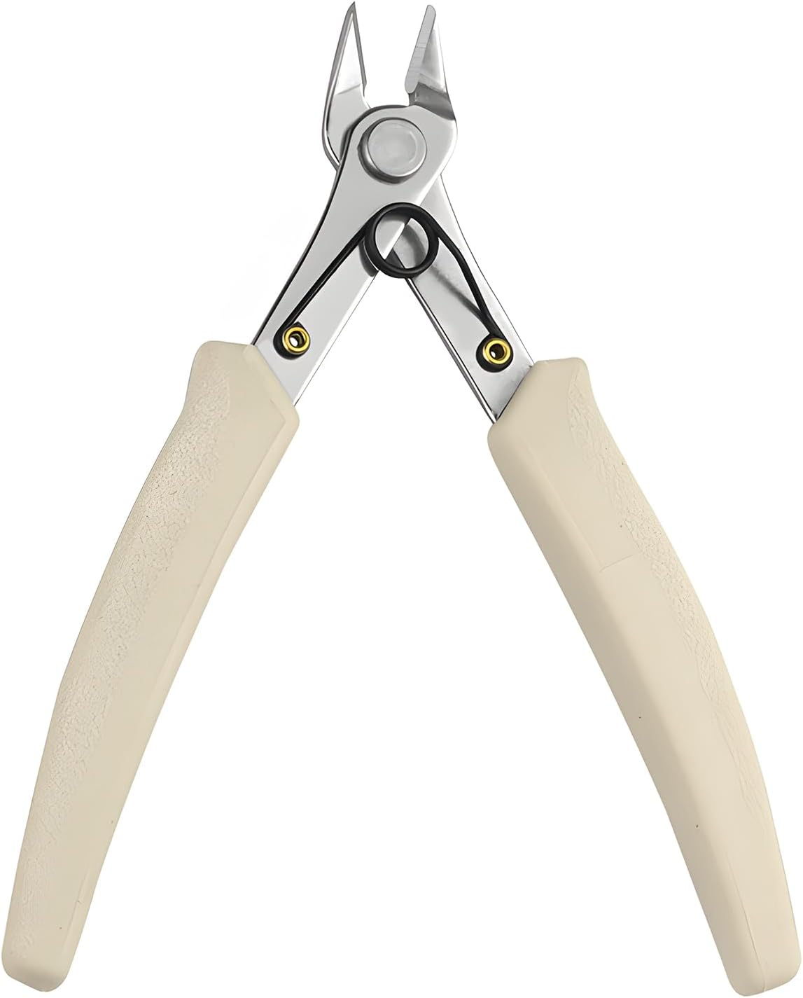 1 X Manicure Nail Clippers, Rhinestone Stitches, Gemstone Removal Cutter, Mini Electronic Side Cutter, Stainless Steel Pliers, Precise Cutter for Model Making, Nail Art, Plastic, Copper Wire, Portable image number 4