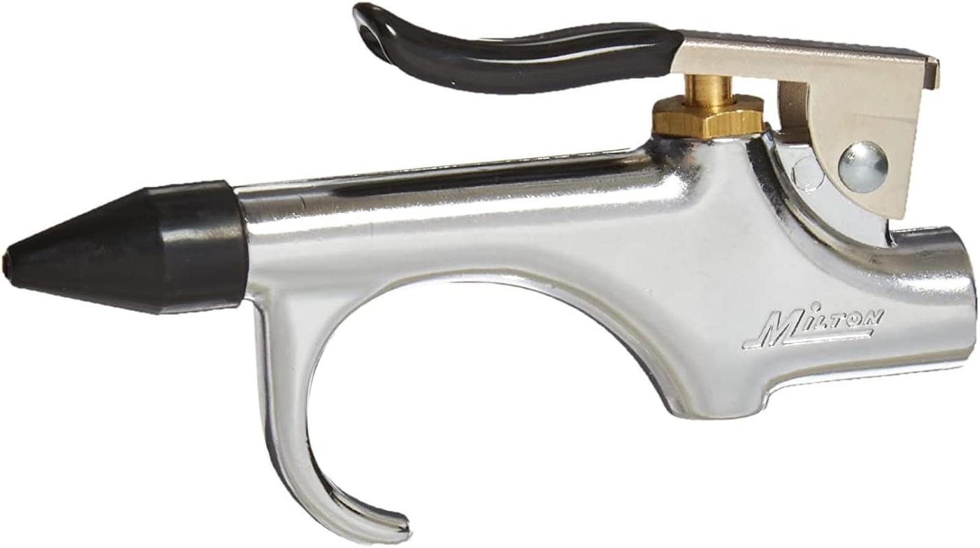 Milton (S-148) 1/4" NPT Lever Blow Gun - Rubber and Safety Tip Nozzles image number 4