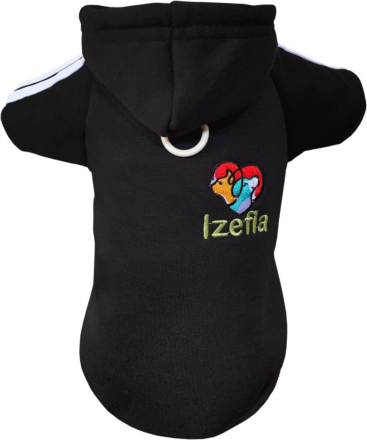 Izefia Dog Hoodie Dog Hoodies Clothes Apparel Fleece Dog Sweater Winter Sweatshirt Warm Cotton Loop Basic Dog Hoodie for Small Dog Puppy Cat Pink M