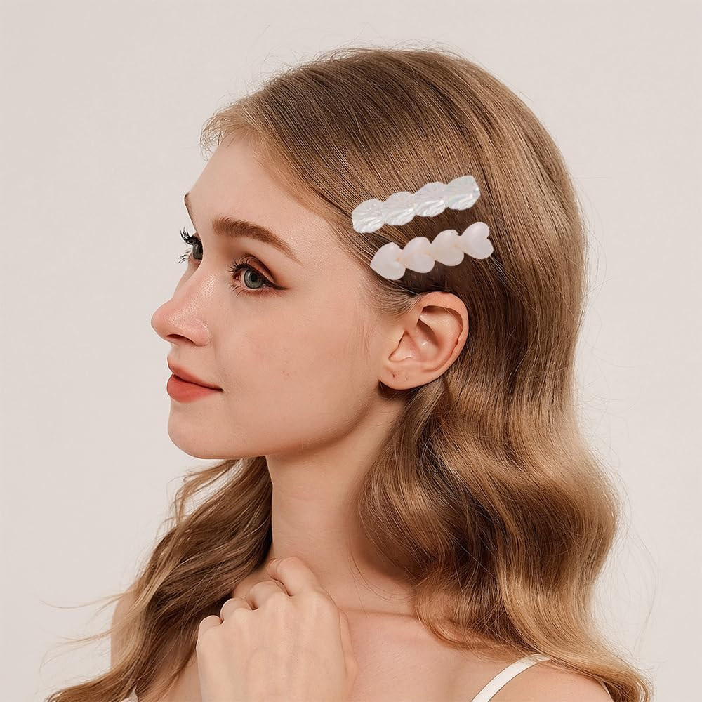 Hair Clips Girls Set, 15 Pieces Hair Clips Children, Cute Hair Clips, Hair Pins Pink, Fashionable Hair Accessories for Girls Women, Party, Birthday, Gifts image number 1