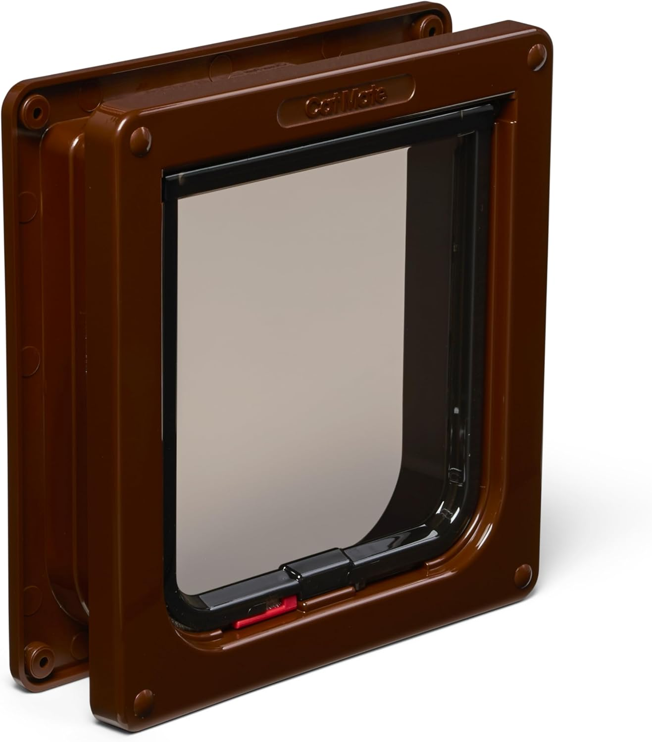 Cat Mate 2-Way-Locking Cat Flap with Door Liner to 50Mm (234) - Secure Lockable Door for Small to Medium Sized Cats, for UPVC, Wood and Wall, Brown image number 4