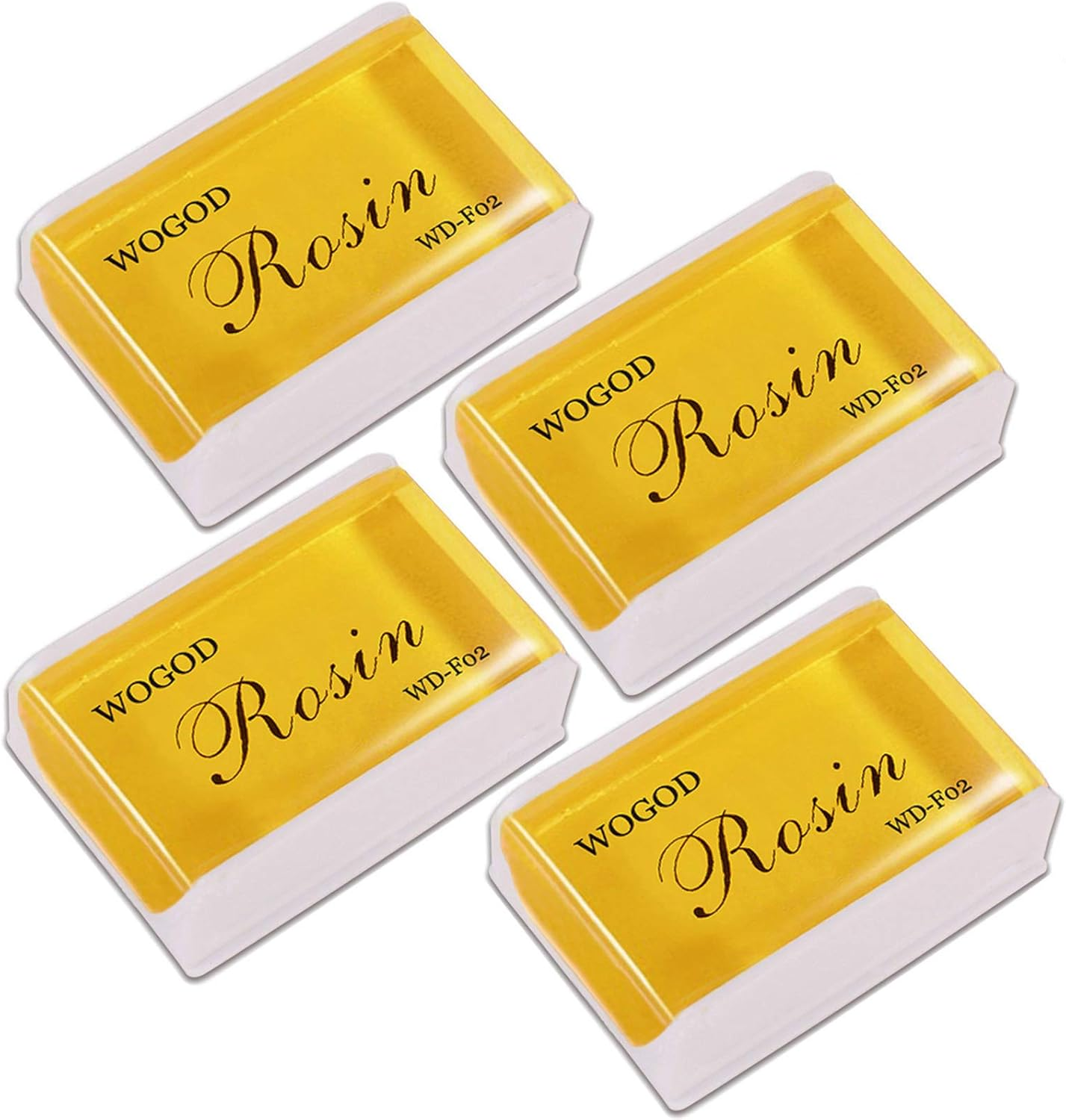 Rosin Violin Rosin Natural Rosin 4 Pack Low Dust Universal Rosin for Violin Viola and Cello (4 Pack Rosin) image number 3