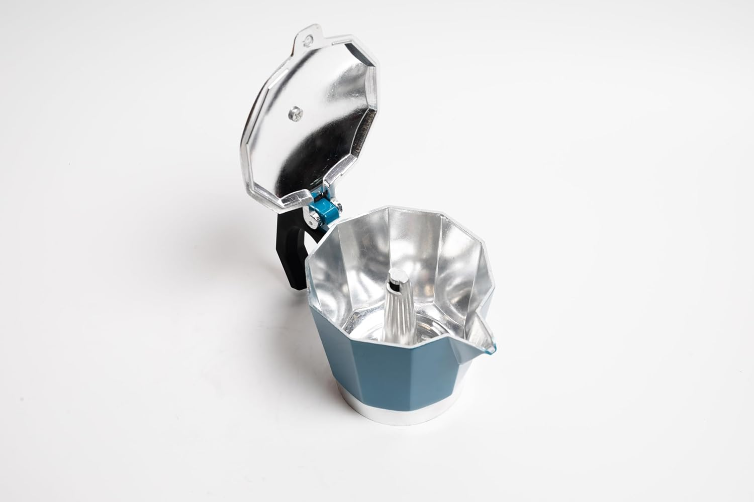 Coffee Culture Blue Stove Top Coffee Maker 6 Cup Stove Top Coffee Maker, Blue, CC-6CBL image number 6