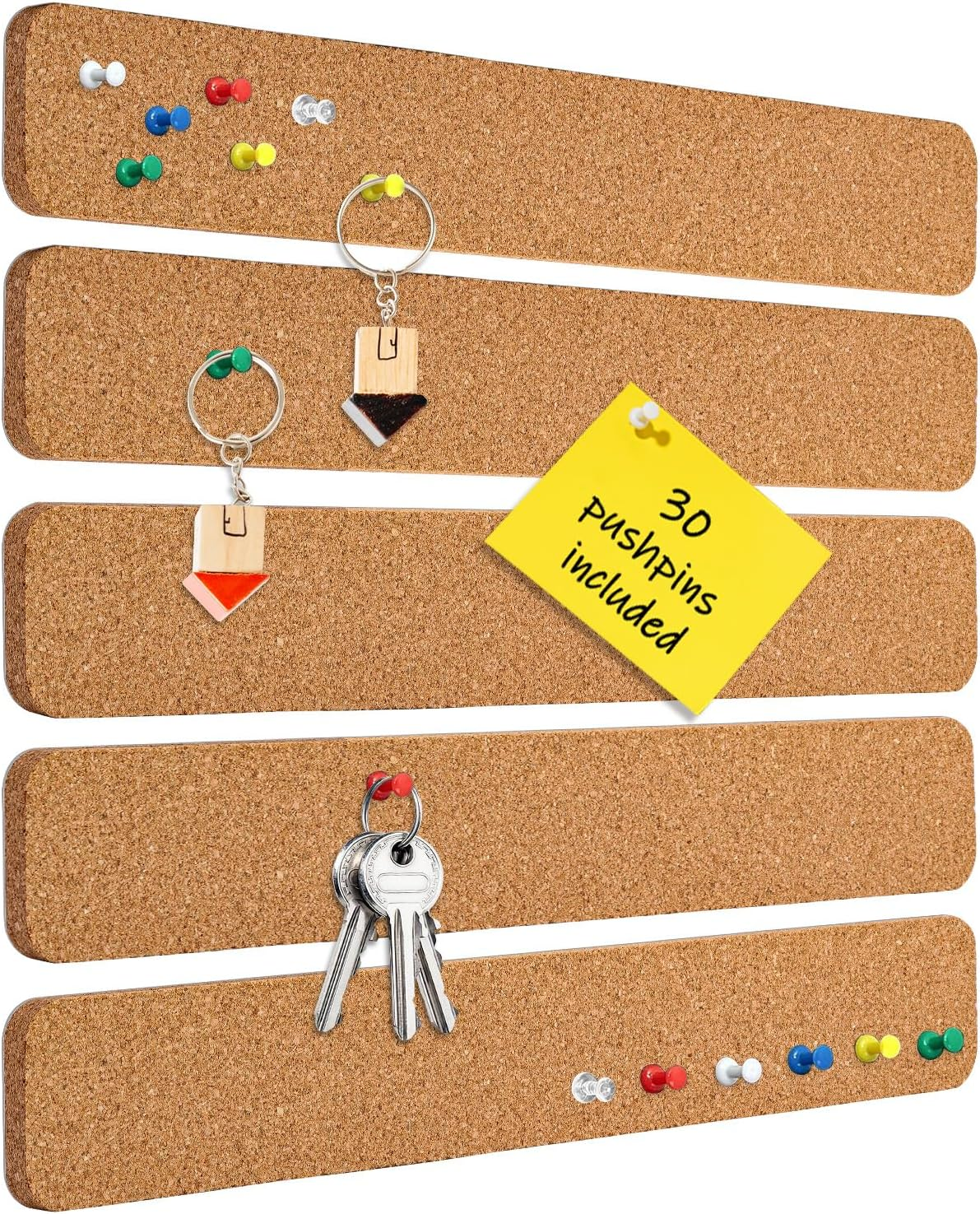Large Cork Board Alternative, 4 Pack 12&rdquo; X 12&rdquo; Self Adhesive Felt Bulletin Board Wall Panels, Pin Board, Felt Wall Tiles for Home, Office with 40 Push Pins(Black)