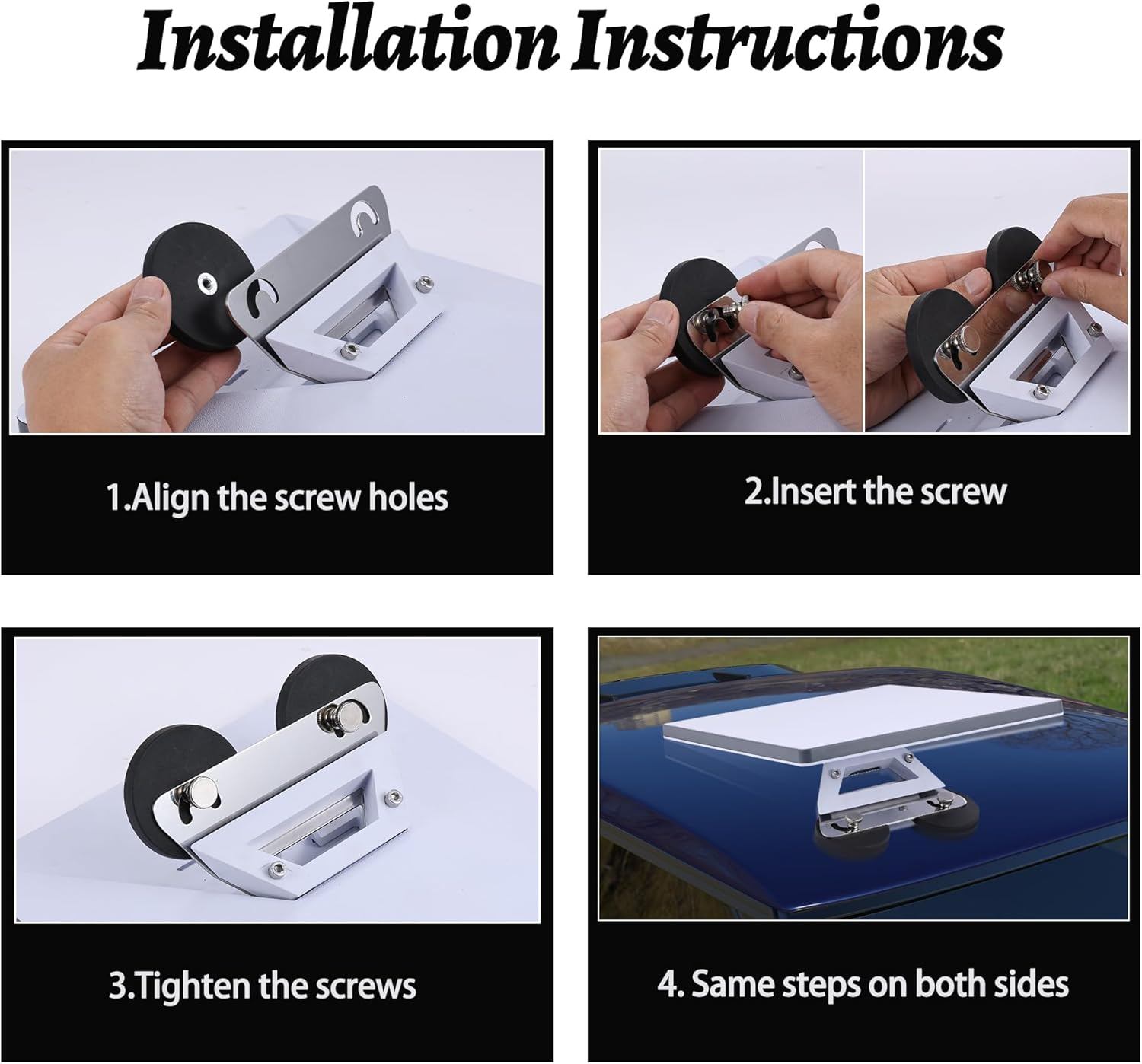 Starlink Mini Strong Magnet Mount Kit, Starlink V4 Roof Mount Magnetic Base. Internet Satellite Kit for RV Campervan Travel Van Mount Iron Roof Mount, 50 Lbs per round Magnet Pull (Magnet Mount Short) image number 4