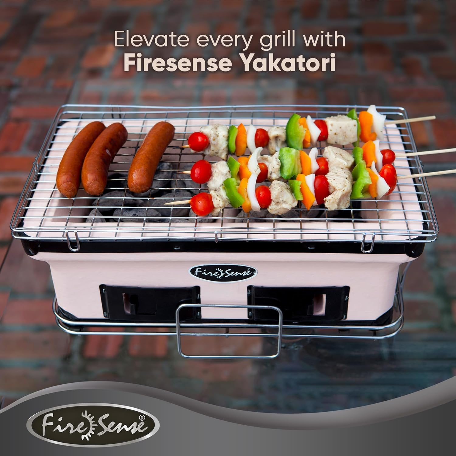 Fire Sense 60450 Rectangle Yakatori Charcoal Grill, Large image number 2