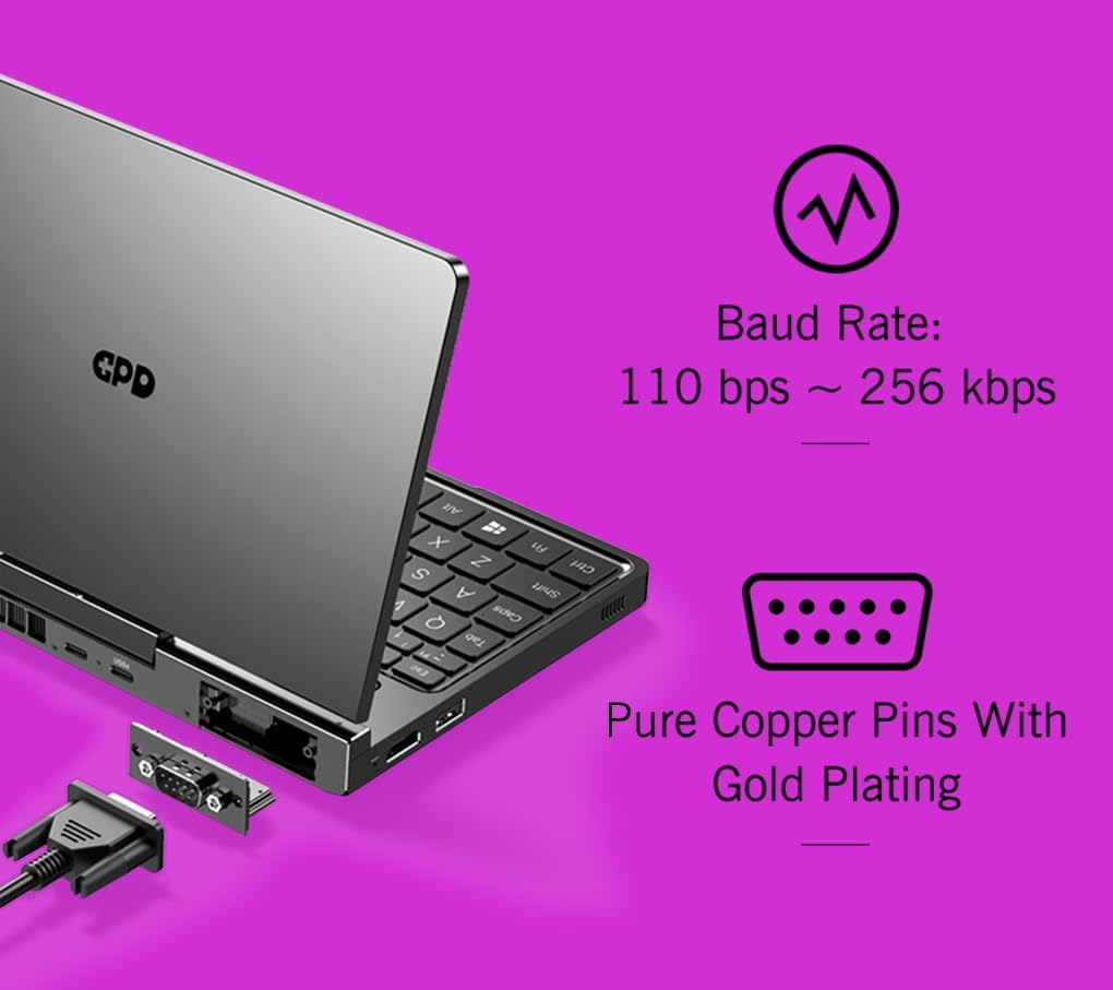 GPD Pocket 4 Mini Laptop 8.8" Touch Screen Aluminum Shell UMPC Win 11 Home OS AMD Ryzen AI 9 HX 370 32GB/2TB (Amber Black) image number 4