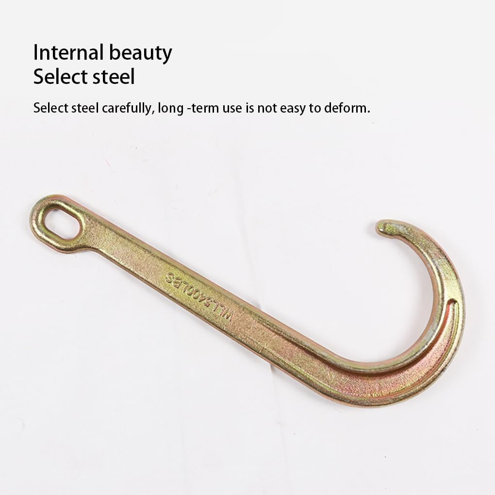Universal Tow Truck Hook Wrecker J Shaped Hooks Towing Tool Automotive Automobile Repair Upgrade Accessories Spare Parts image number 4
