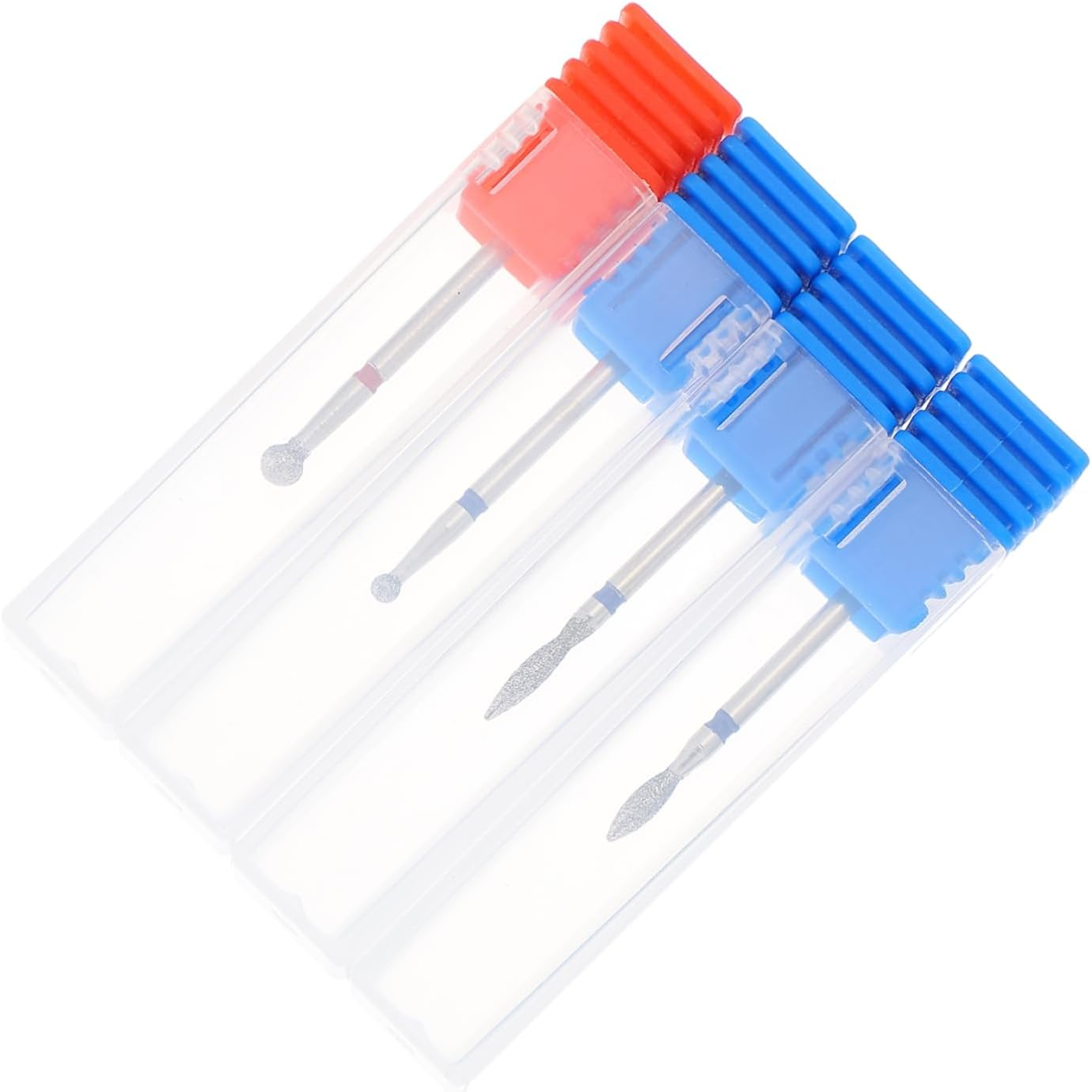 Baluue 12Pcs Nail Drill Bits Set for Nails Professional Cuticle Drill Bits Tapered Design for Russian Manicure