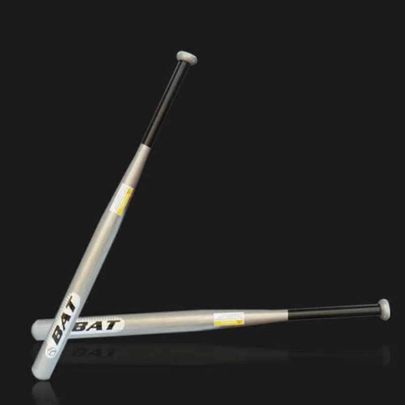 25Inch 63Cm Steel Alloy Silver Baseball Bat Racket Softball Outdoor Sports image number 6