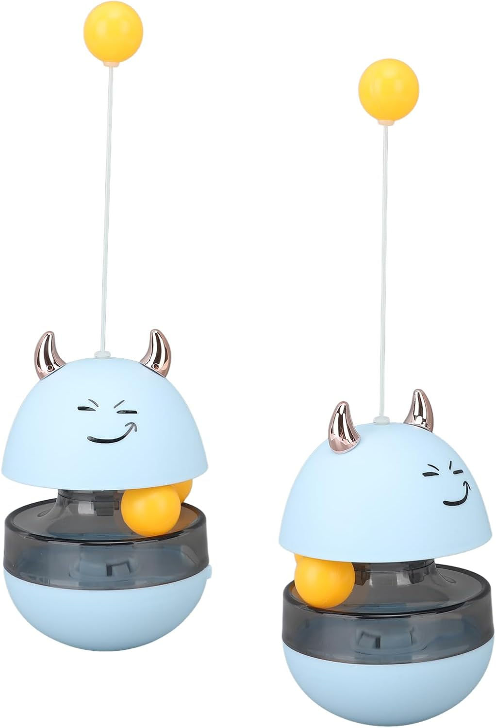 Interactive Cat Feeder, Cat Dispenser Toys, Cats Puzzle Treat Toys, Cats Puzzle Dispenser with Ball, Ball Treat Feeder for Indoor Cat /755 image number 6