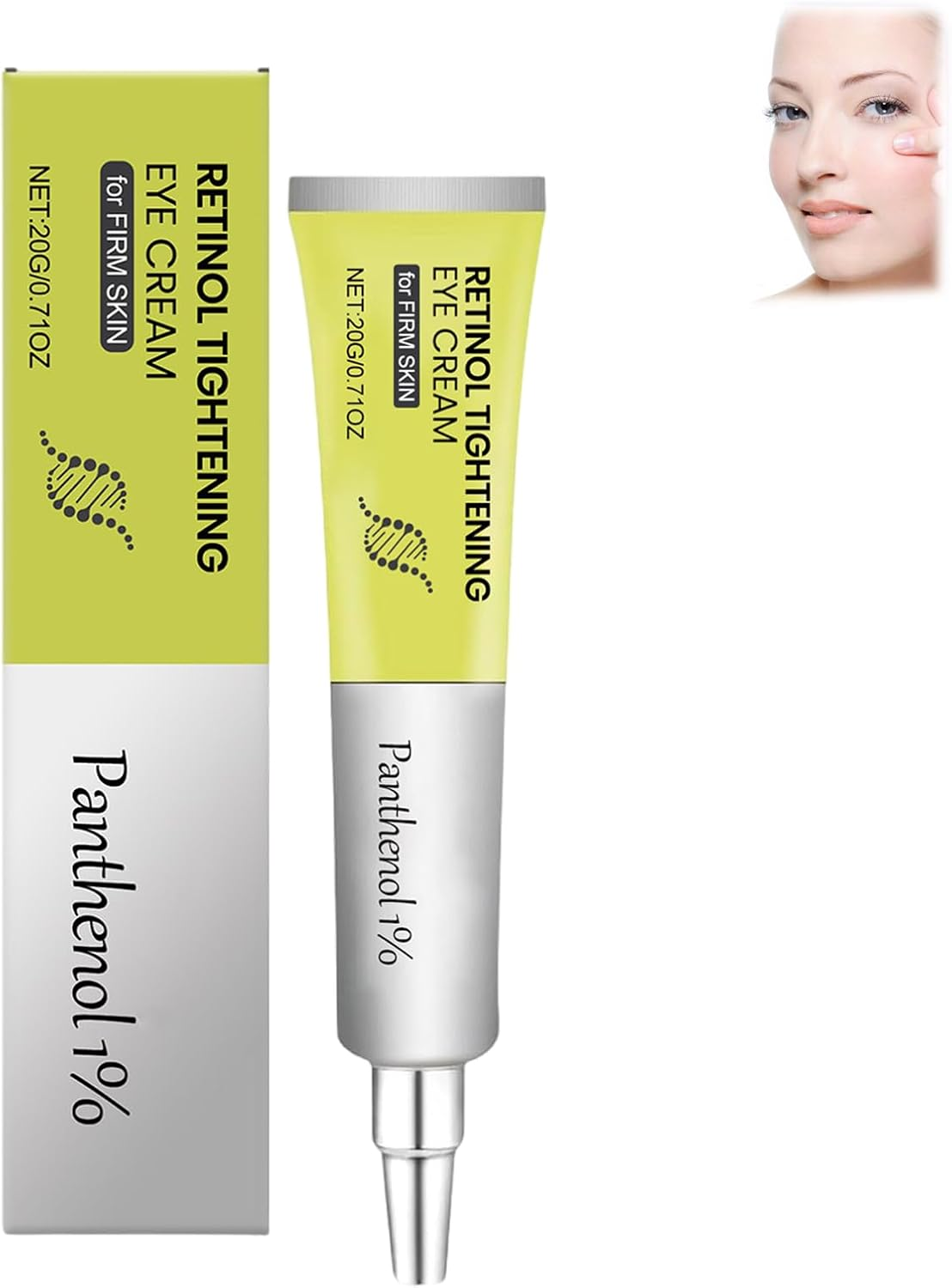 Retinal Shot Tightening Booster, Brightening Eye Treatment for Dark Circles, Long-Lasting Hydration and Moisturizing, Refreshing Formulated, Non-Greasy for All Skin Types (1Pcs)