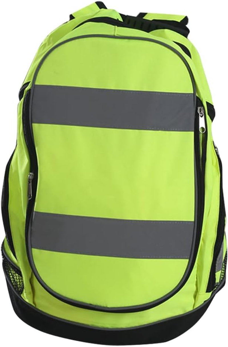 Night Reflective Riding Highly Resistant Safety Backpack &ndash; High Visibility Rucksack, LED Light Bag | Reflectives Cycling Backpacks for Commuting, Hiking, School, Travel, Sports, Waterproof image number 3