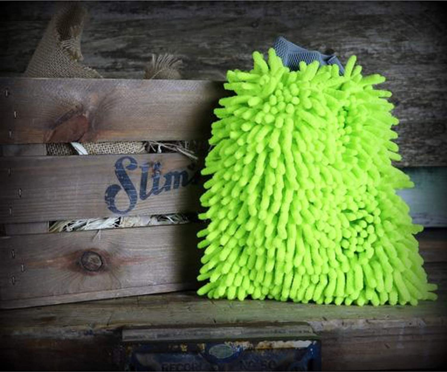 Premium Car Wash Glove Microfibre | Scratch-Free Car Wash Mitt | Double Sided Glove for Car Cleaning | Auto Detailing,Washing and Cleaning image number 2
