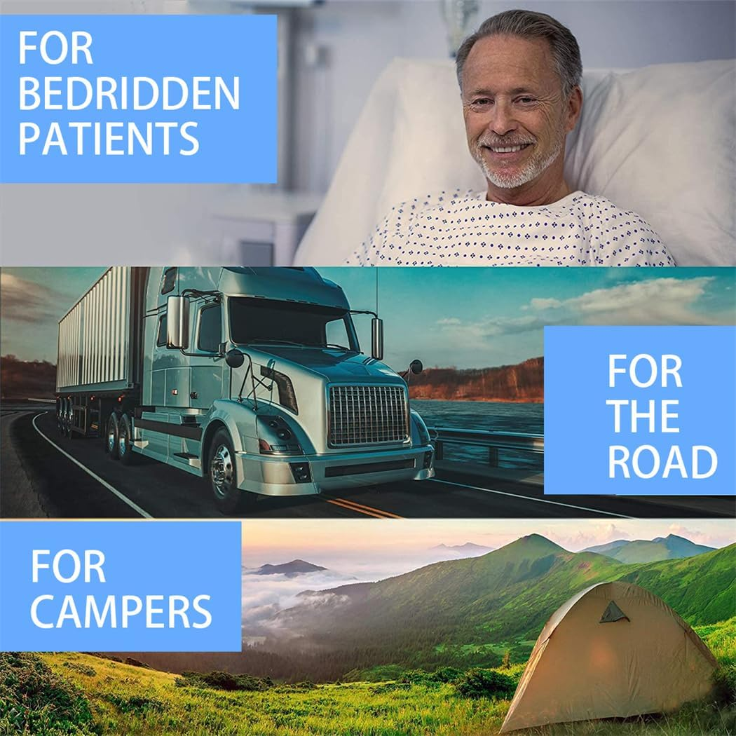 Urinals for Men Urinal Bottles Pee Bottle Camping Portable Toilet Spill Proof Urine Bottles for Men Male Outdoor Travel Hospitals Emergency 1000ML, 27 * 8CM, Grey image number 4