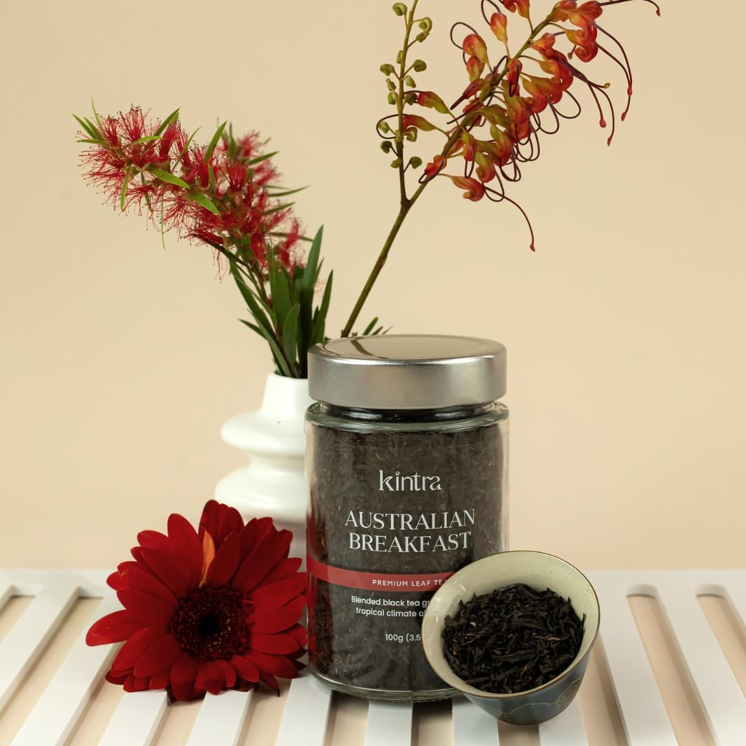 Kintra Foods Loose Leaf English Breakfast Herbal Tea 100 G image number 4