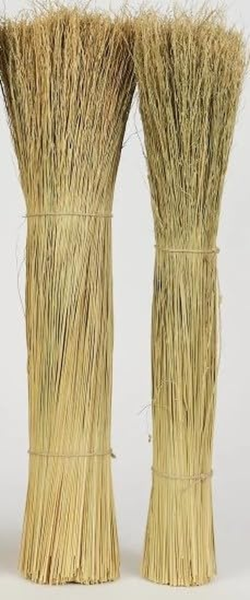 1 Pound Bundle Natural or Dyed/Colored Broomcorn Hurl for Broom Making and Crafting (Natural, 20 Inch) image number 1