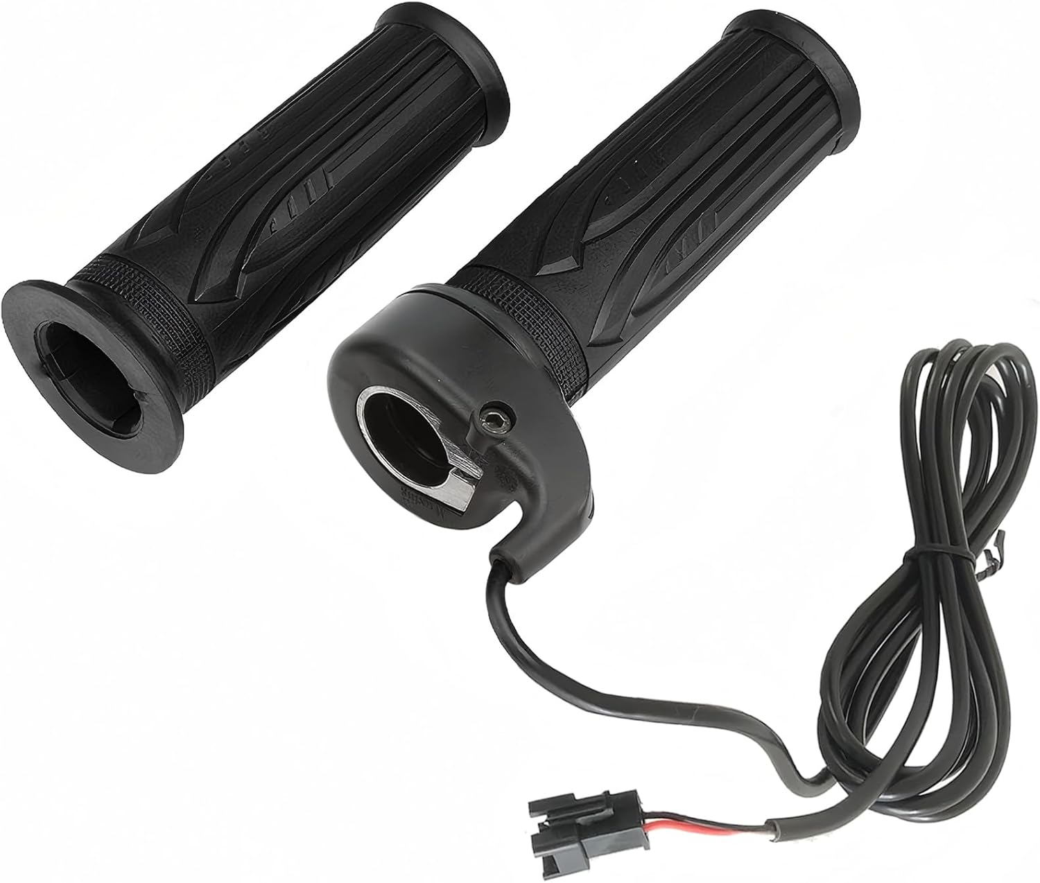 Ebike Throttle, 20X Full Twist Throttle for Ebike, Electric Bicycle Scooter Handlebar for Conversion E-Bikes or Scooters, 3 PIN Plug, 12V-72V Twist Throttie