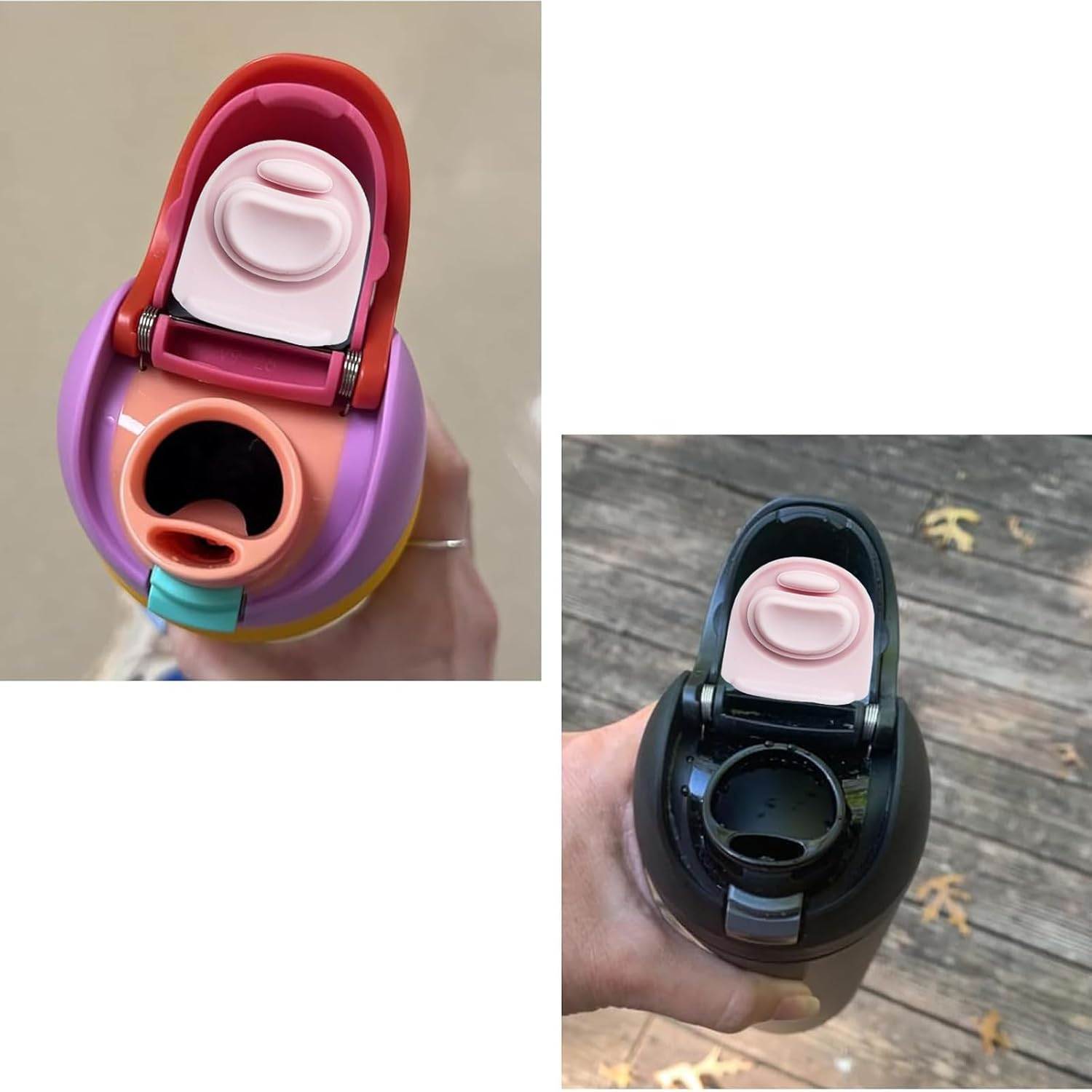 4 Pcs Replacement Stopper Compatible with Owala Freesip,Water Bottle Top Lid Parts for Owala 19/24/32/40 Oz Bpa-Free Seal Bottle Cap Mouth Stopper Gasket Silicone Plug Accessories image number 2