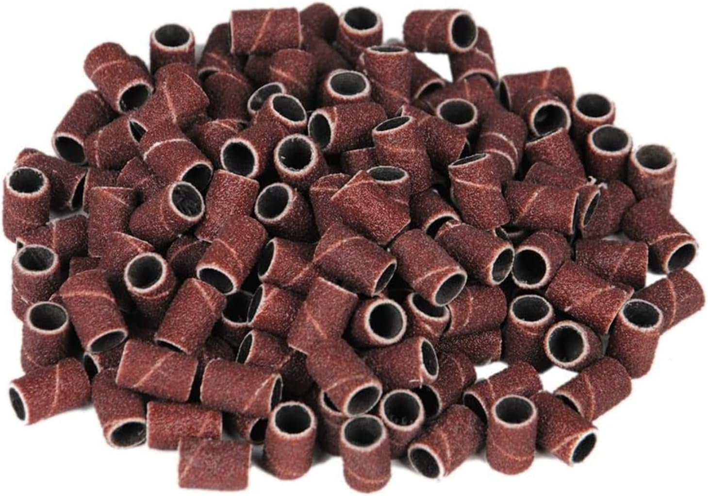 100 Pcs Nail Drill Bits Sanding Bands for Nail Drill 180 Fine Grit Nail File Sanding Bands - Nail Drill Bits and Nail Supplies to Stock Your Nail Tech Supplies with Tools image number 5