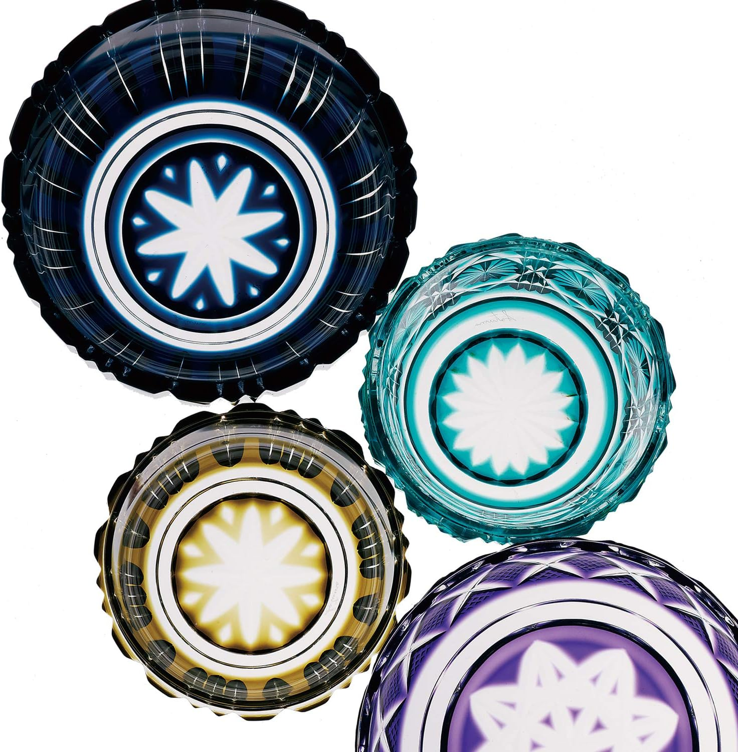 Yamashita Kogei 13049080 Glass Cup, Black, Diameter 2.8 X Height 1.6 Inches (70 X 40 Mm), Satsuma Black Kiriko Sakurajima Glass image number 3