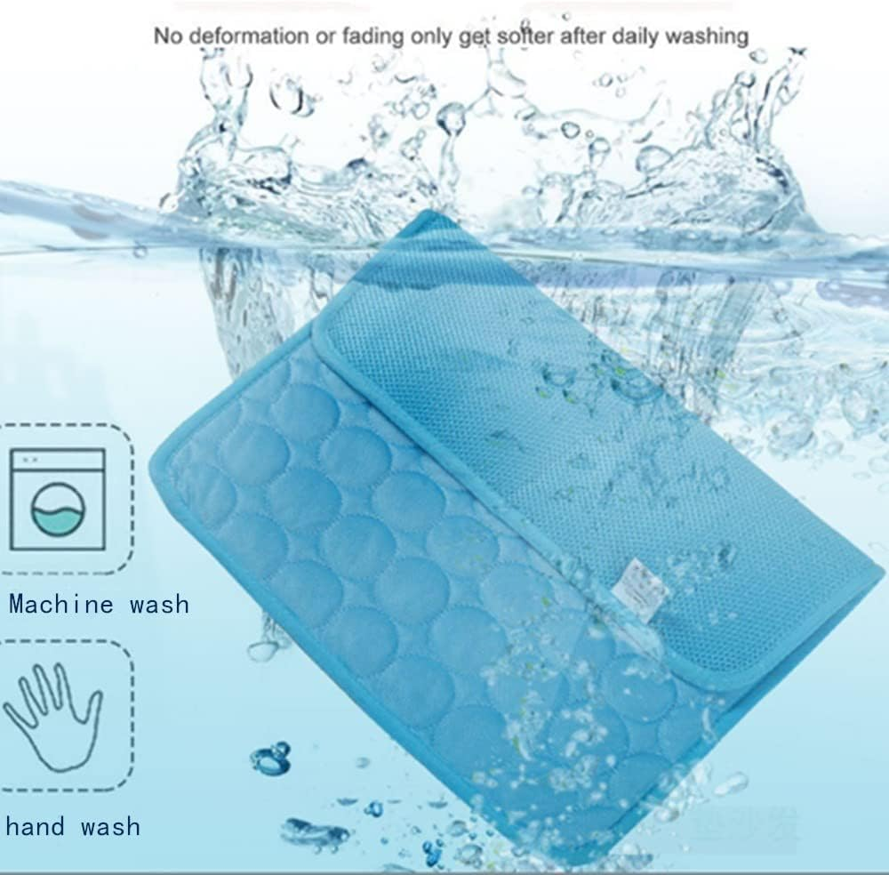Kiuiom Self-Cooling Dog Mat, Dog Summer Cooling Pad, Pet Cooling Mat, Dog Blanket, Cold Gel Pad Mat for Dog Kennels, Beds, Washable Dog Bed for Home, on the Go Car image number 4