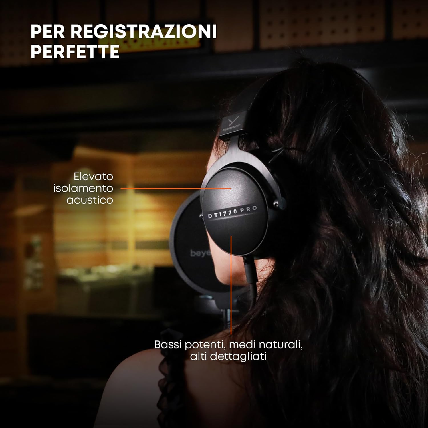 Beyerdynamic DT 1770 PRO MK II 30 Ohm Reference Quality Closed Headphone - Black image number 4