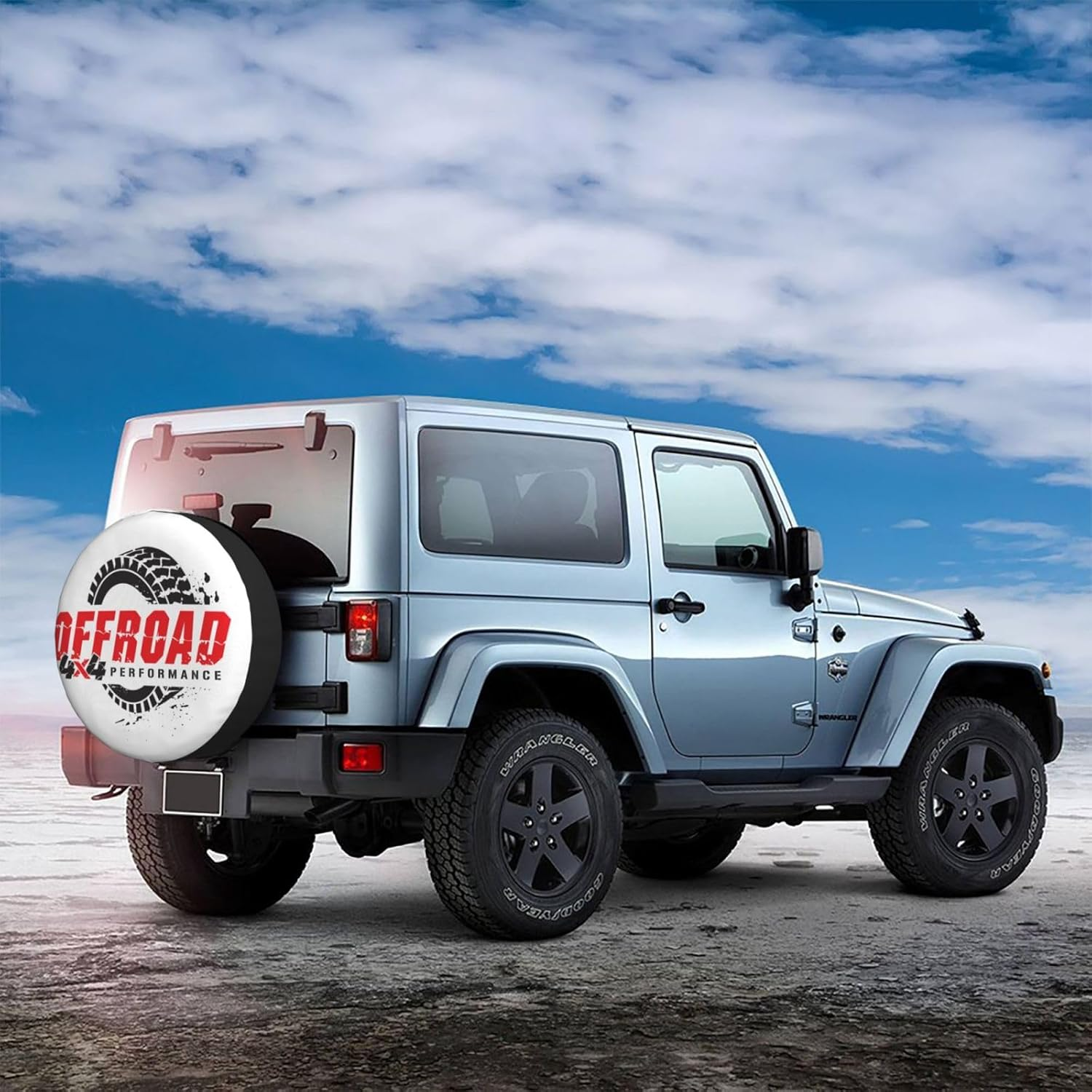 Universal Replacement Wheel Cover Offroad 4X4 Adventure Waterproof Spare Wheel Cover Dustproof Tyre for Trailer, Motorhome, SUV, Off-Road Vehicle Wheel 17 Inch image number 6