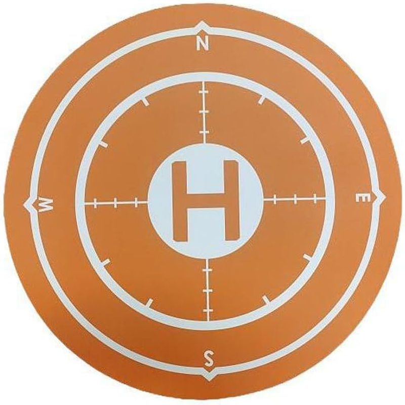 Drone Landing Pad Universal Waterproof Portable Fast-Foldable Helipad Aircraft Launch Pad for RC Drones Helicopter, PVB Drones, for DJI Neo/Mini 4 Pro/Avata 2/Mavic 3 Pro/Air 3S/RC Quadcopters (Orange) image number 3