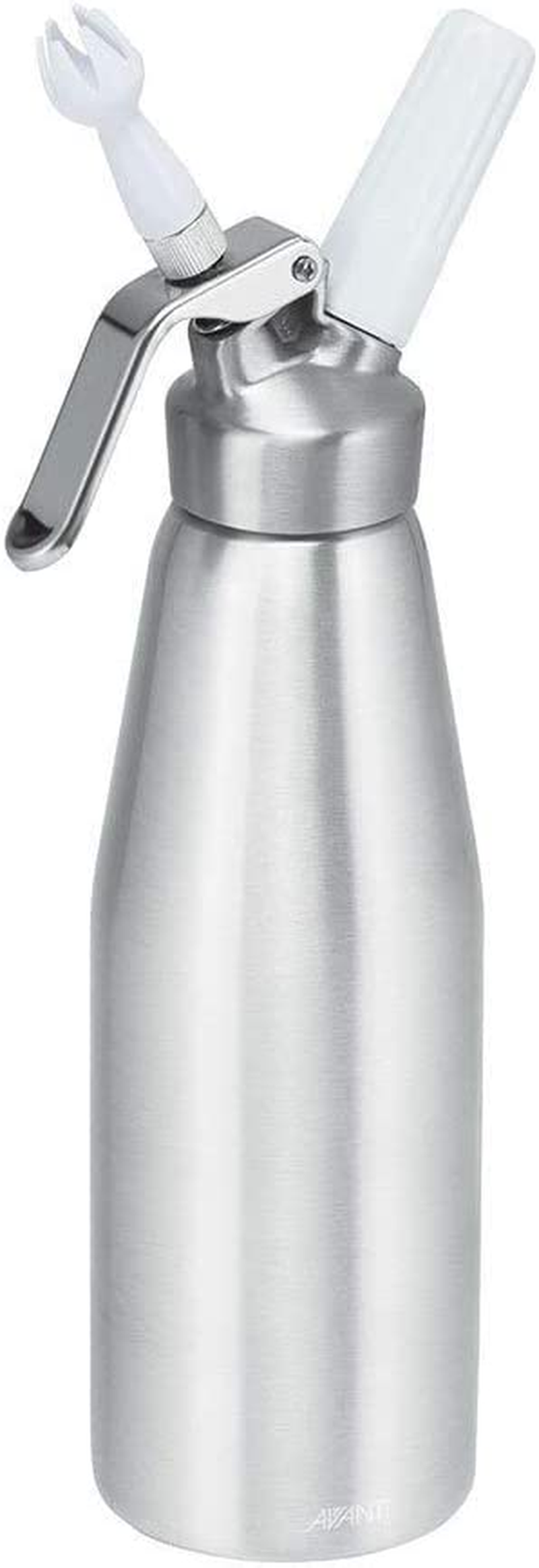 Avanti Cream Whipper with Three Nozzles Silver