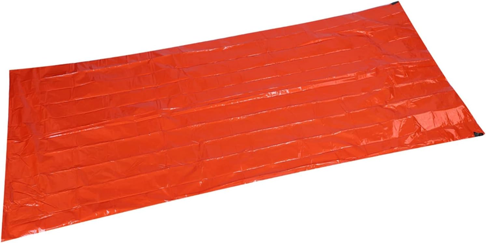 Emergency Sleeping Bag Waterproof Lightweight Thermal Bivy Sack Blanket Extra Thick Shelter Sack Cover Survival Kit Portable Reflective Reusable PE Tent for Camping Hiking Outdoor Orange